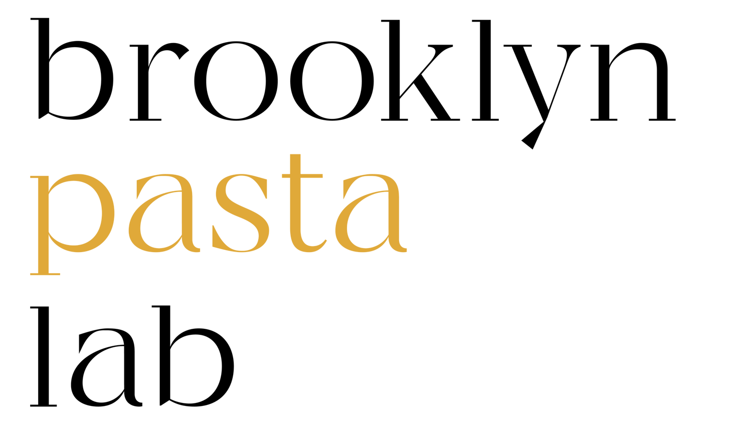 Brooklyn Pasta Lab