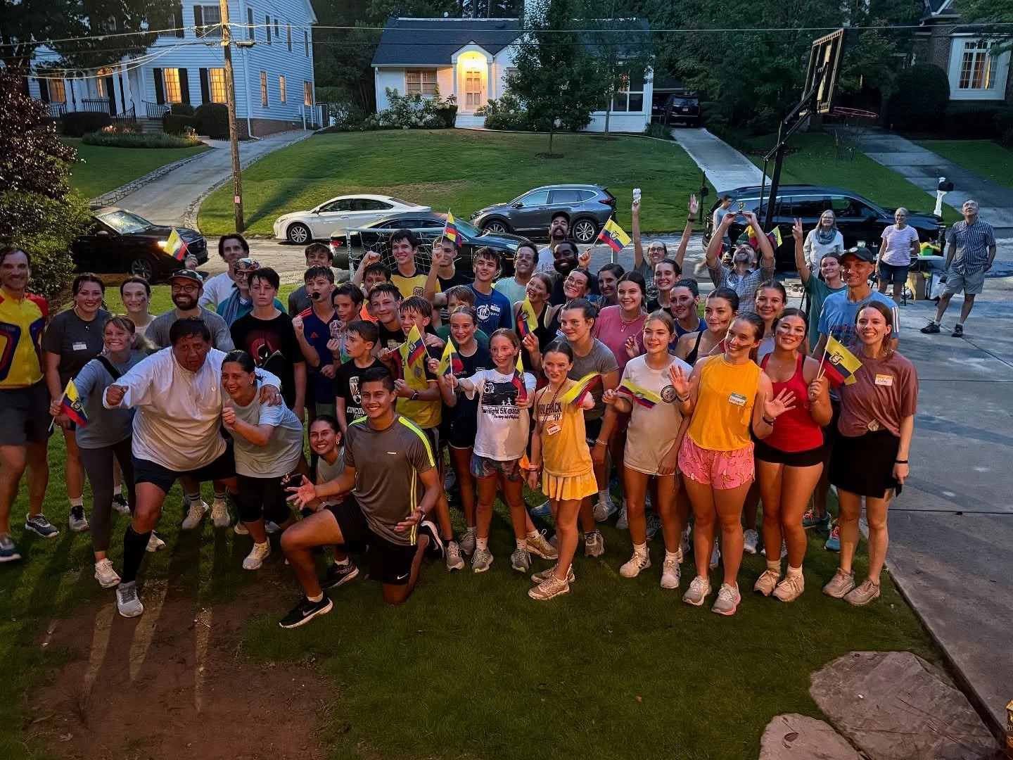 Trinity Youth had so much fun at their own Kilometers for Quito last night! The weather cleared and everyone soaked up their time together, all while getting a good workout in. 💪 We are so close to our financial goal for this year's KM4Q! If you hav