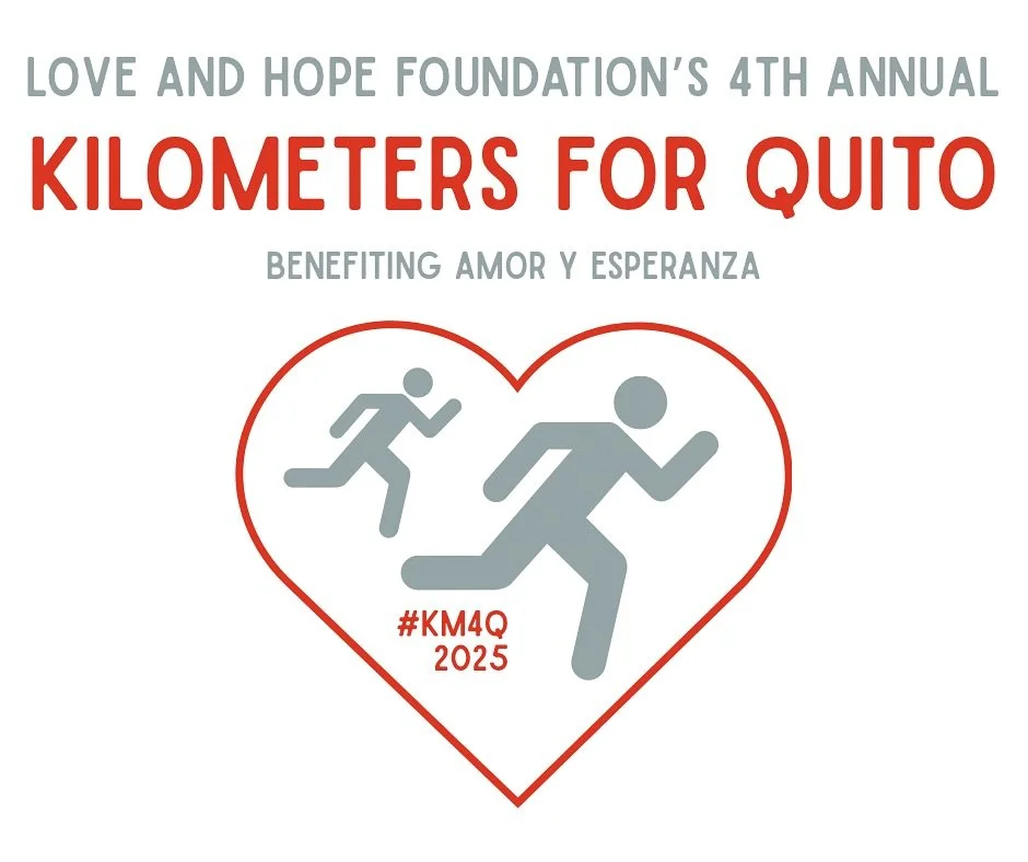 We are gearing up for our 4th annual Kilometers for Quito next month while Pancho, Pitty and family visit the Atlanta area! Mark your calendar for the Whitefield/Eastside event on August 16 at 4 PM and the Trinity event on August 19 at 7 PM. More det