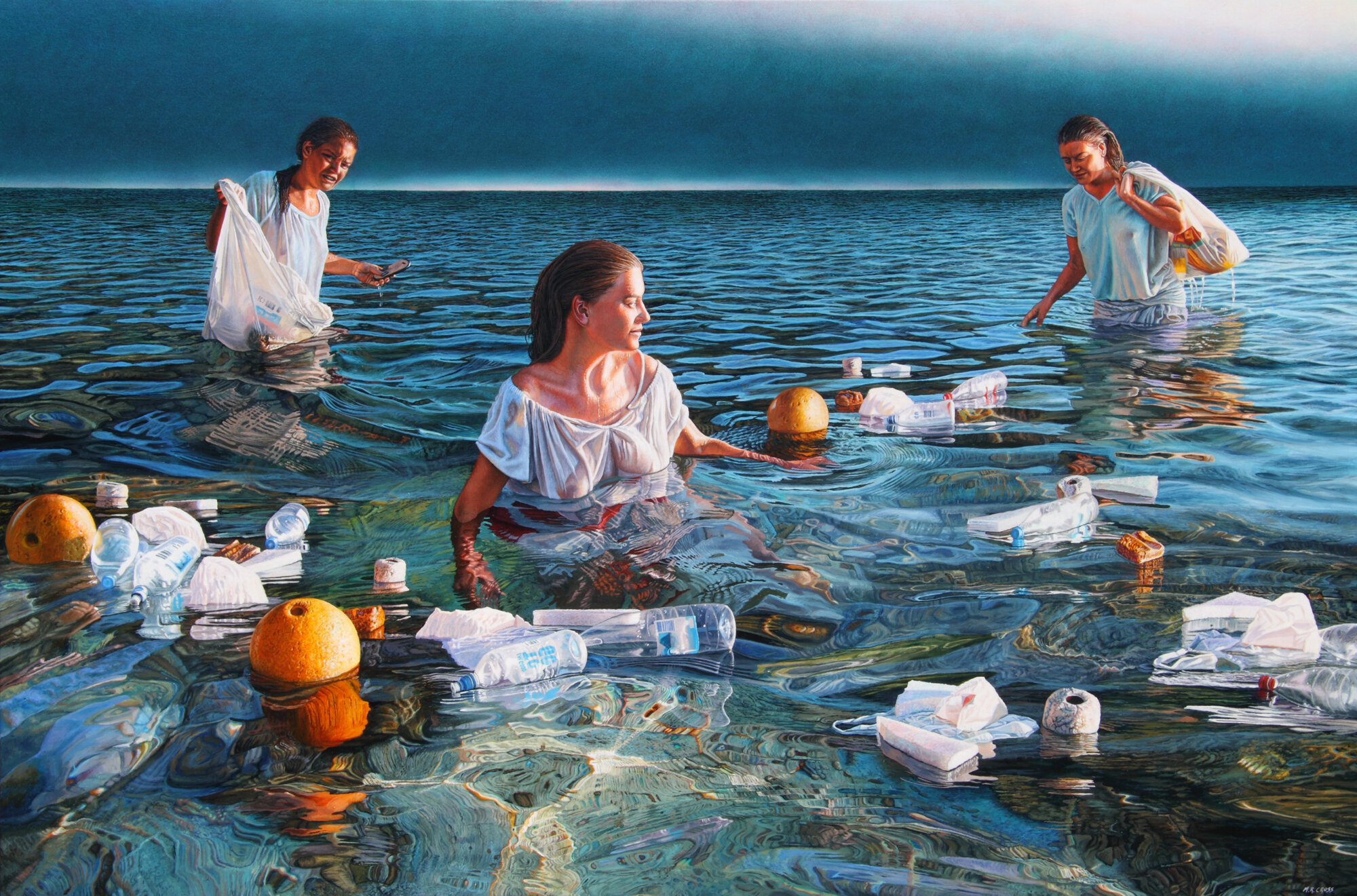 'Gyre Vortex', (Jetsam Collection) Oil on Canvas, 2012