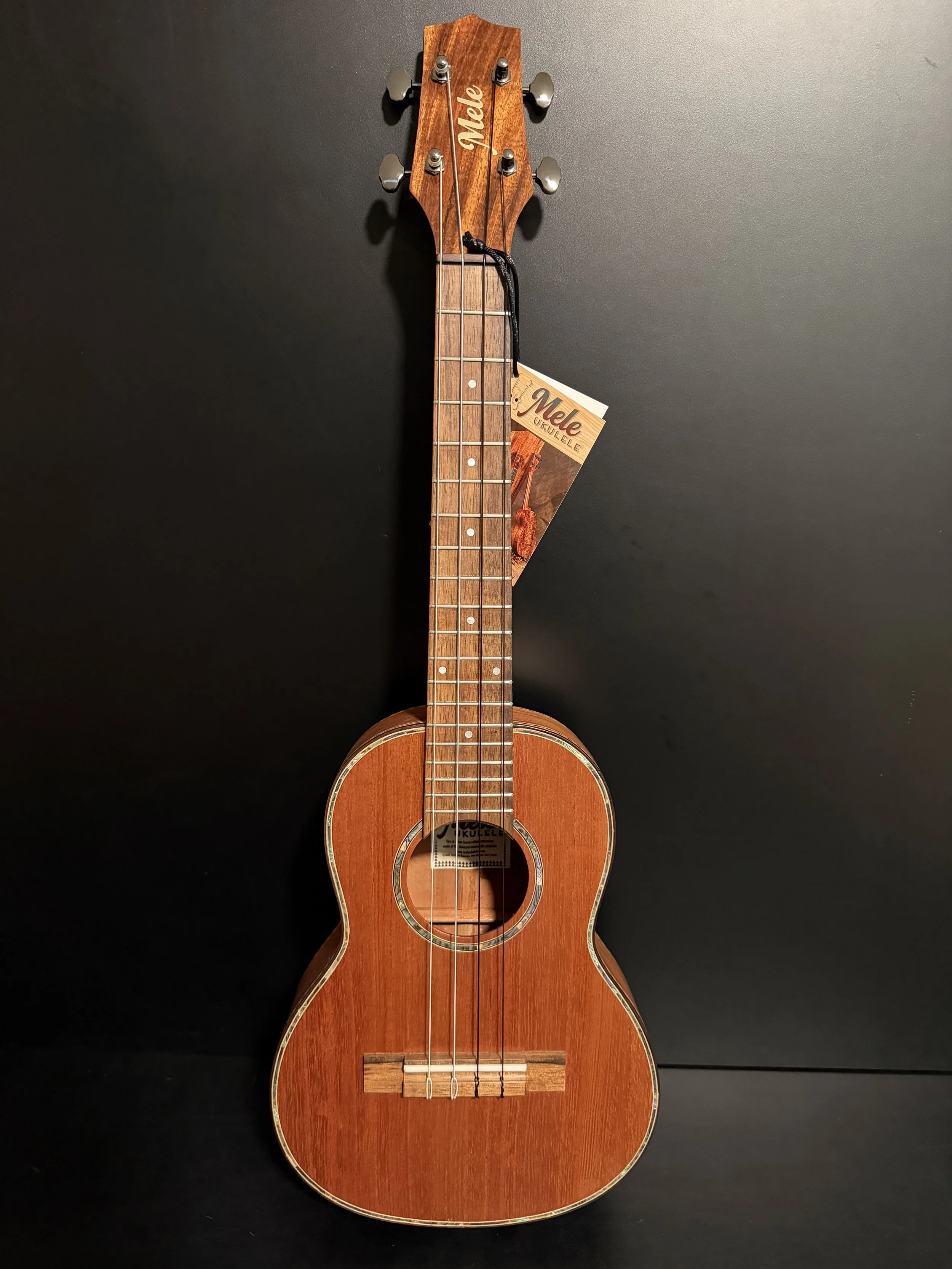 Mele Mahogany Tenor Ukulele with Abalone Shell Inlay