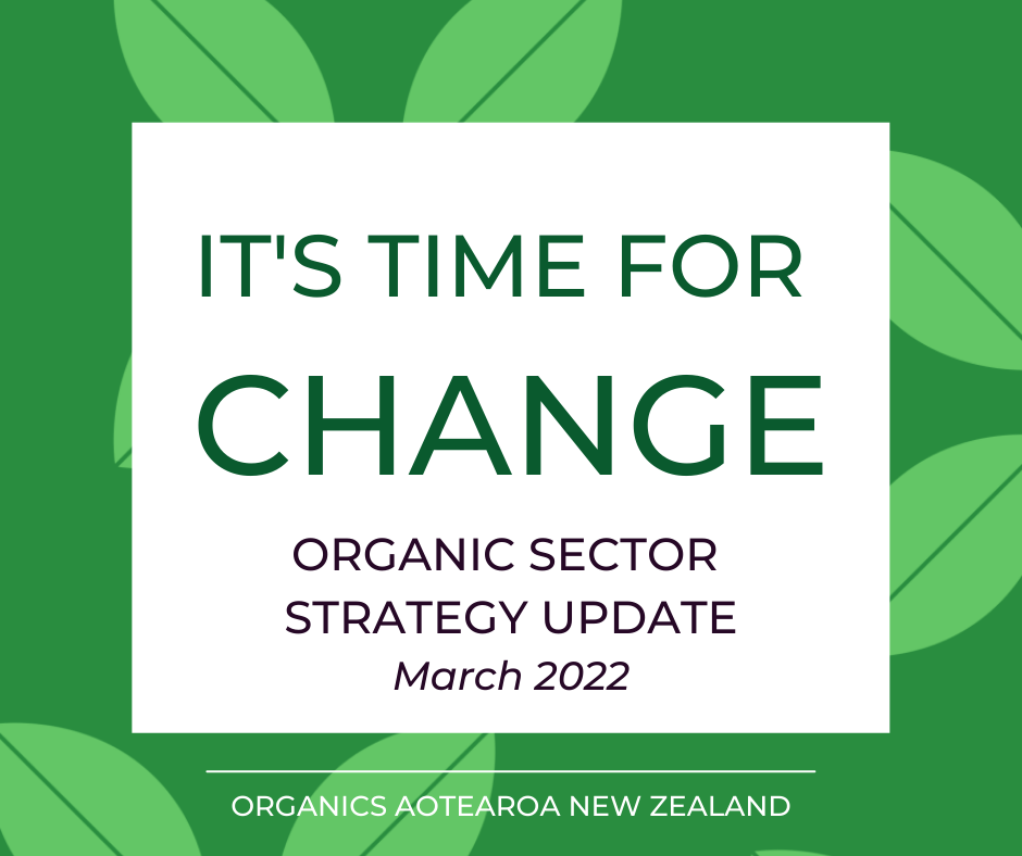 March 2022 Update - Organic Sector Strategy Action Groups
