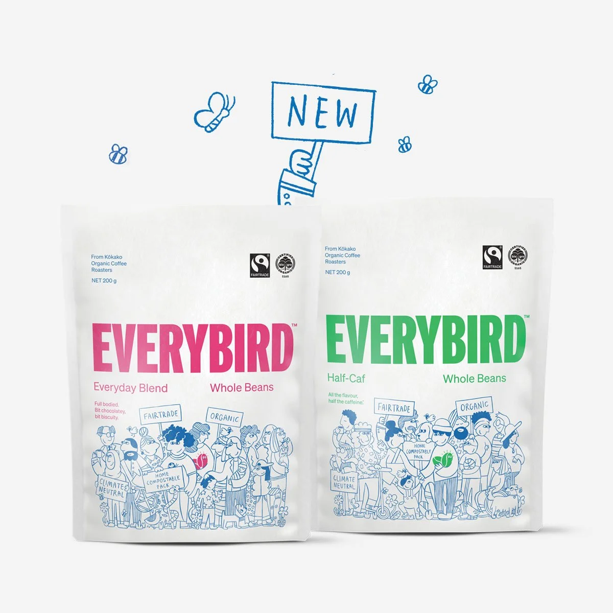Introducing Everybird, a new coffee brand from the Kōkako family.