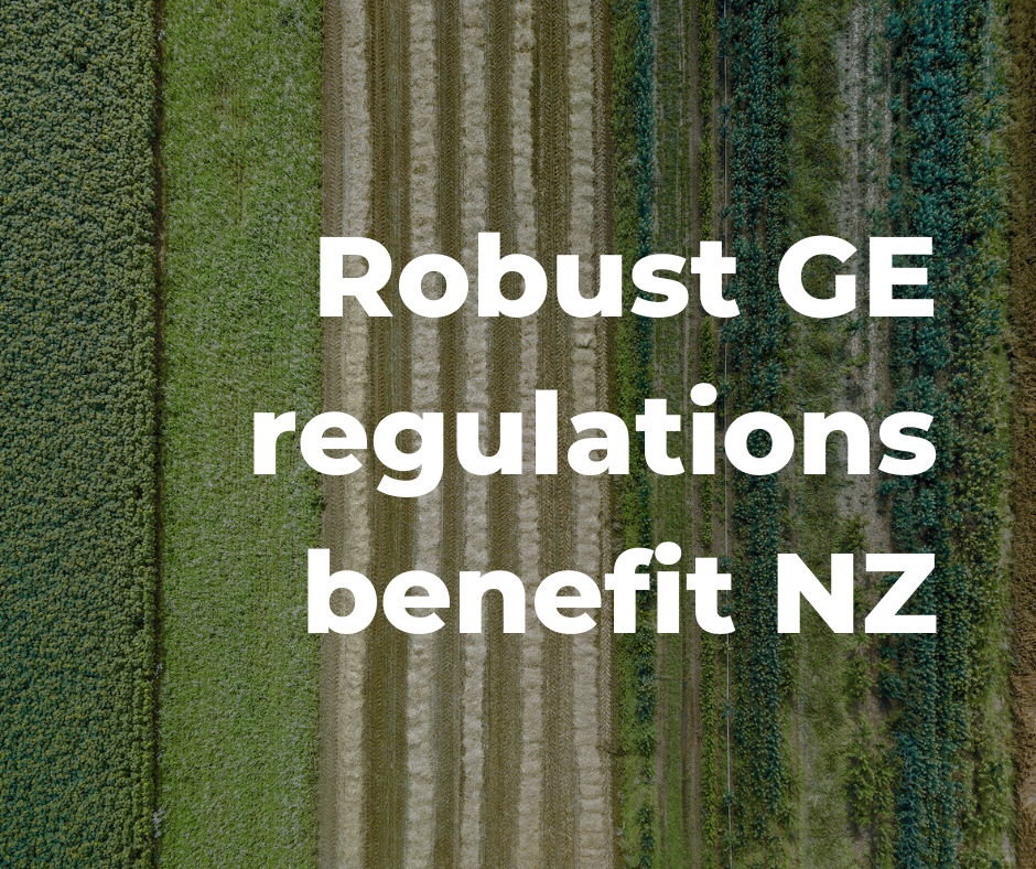 Robust GE regulations benefit NZ