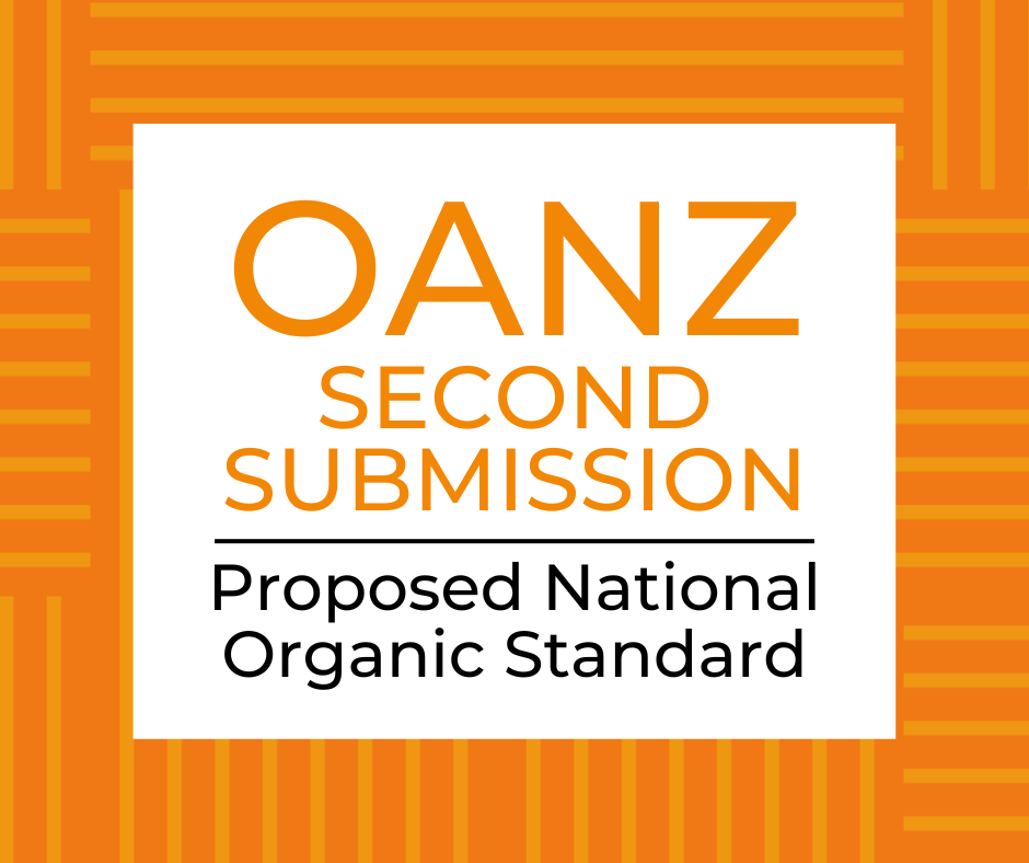Second Submission on the Proposed National Organic Standard 