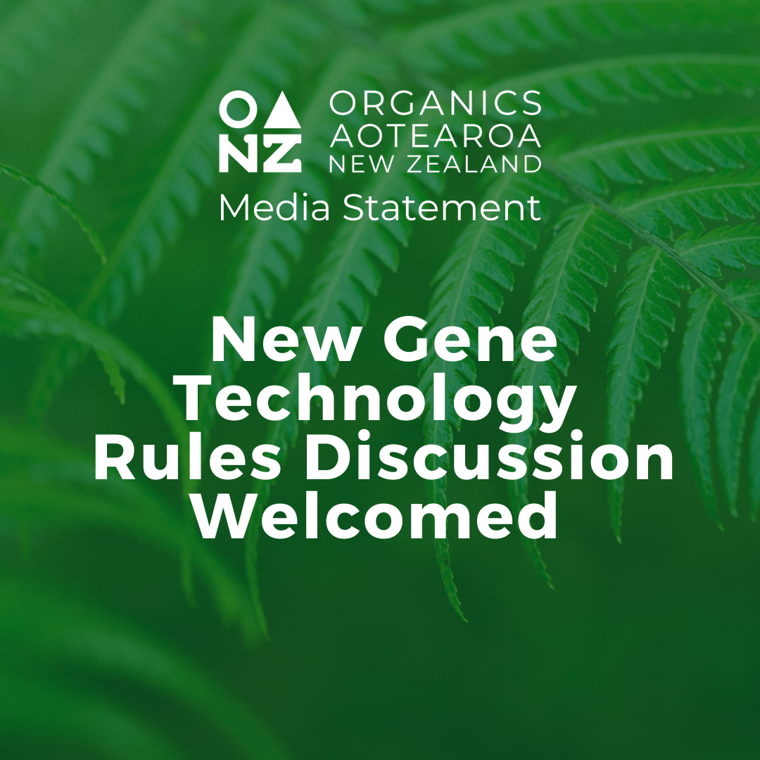 Media Statement: New Gene Technology Rules Discussion Welcomed 