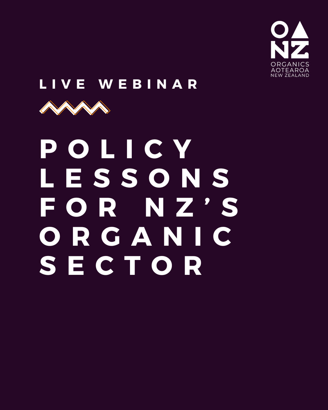 Policy Lessons for NZ’s Organic Sector