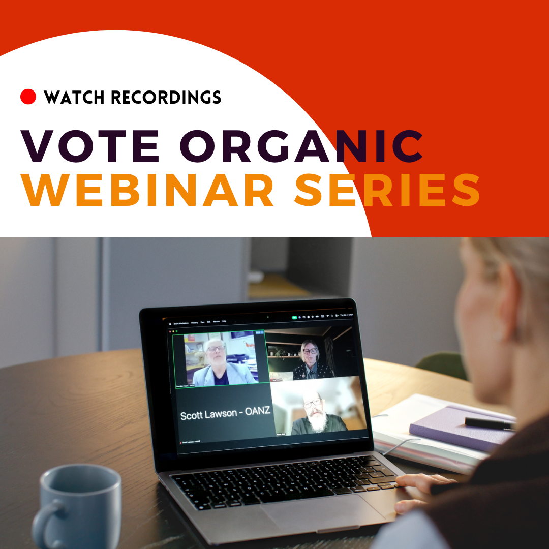 [WATCH] VOTE ORGANIC WEBINAR SERIES
