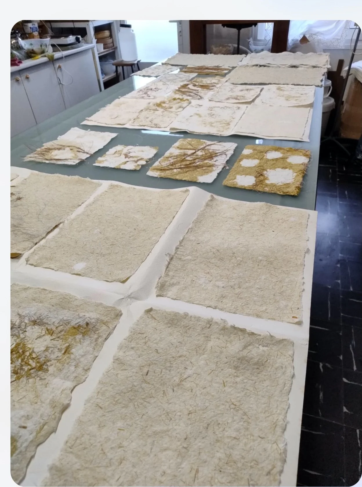 Handmade paper drying..jpeg