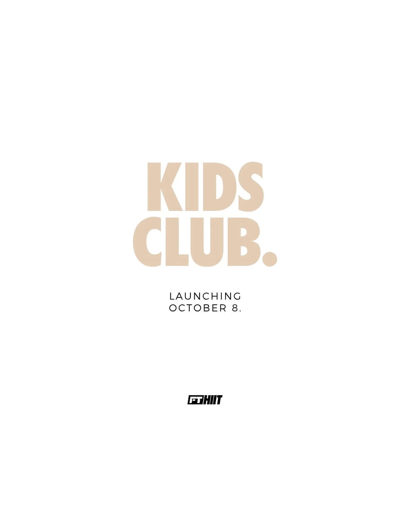 Because strong parents raise strong kids 💪🏻

We are offically trialling Kids Club at FT HIIT and bookings are live!

FT HIIT Kids Club is here to take the stress out of training - we&rsquo;ll look after the little legends while you focus on your se