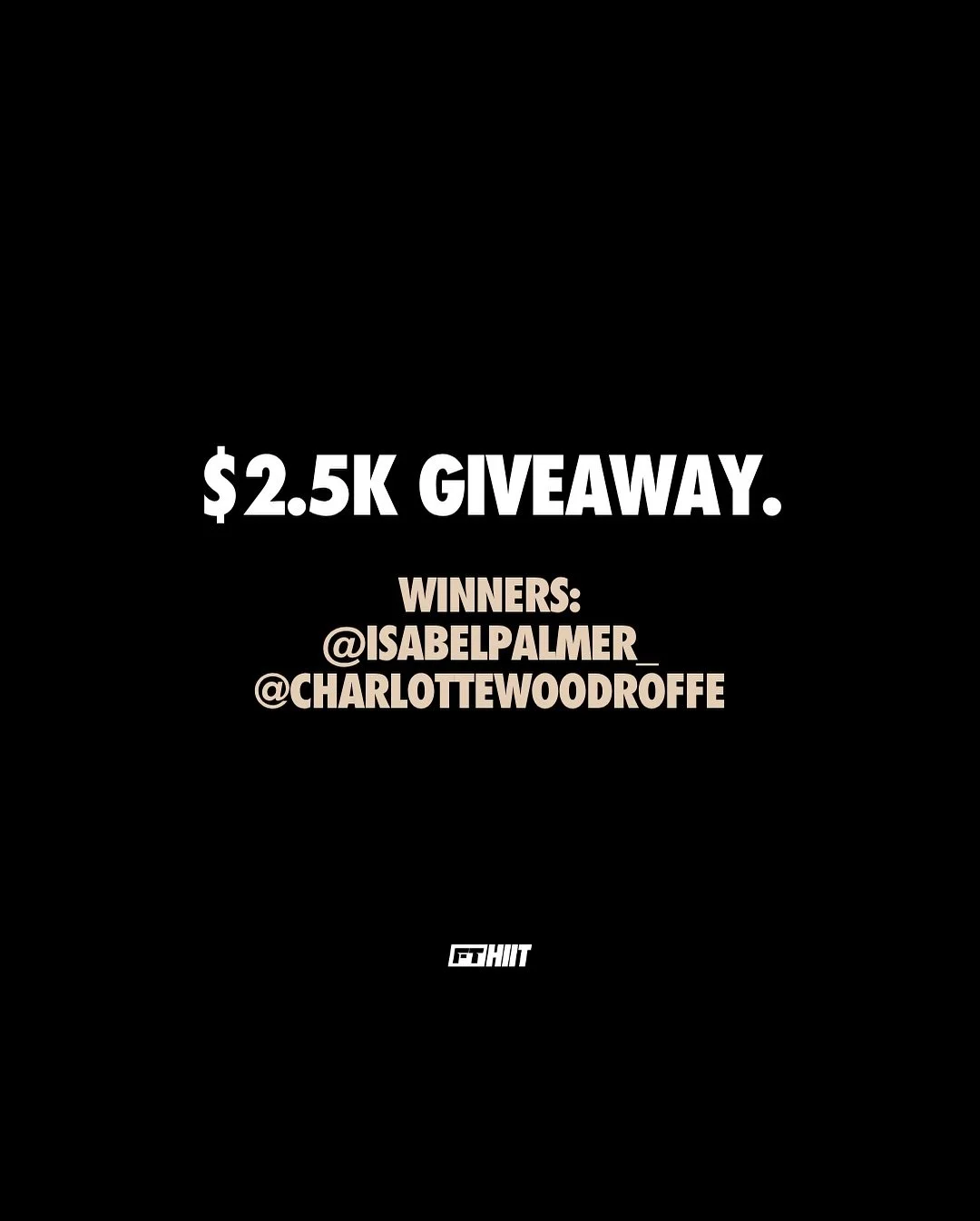 🎉 GIVEAWAY WINNERS! 🎉

A huge congrats to @isabelpalmer_ and @charlottewoodroffe - you&rsquo;re our winners of the $2.5k Giveaway for You &amp; Your Bestie! 🥳

You&rsquo;ve both scored:
⚡️ 3-Month Ultimate FT Membership
⚡️ $250 LSKD Voucher
⚡️ Sup