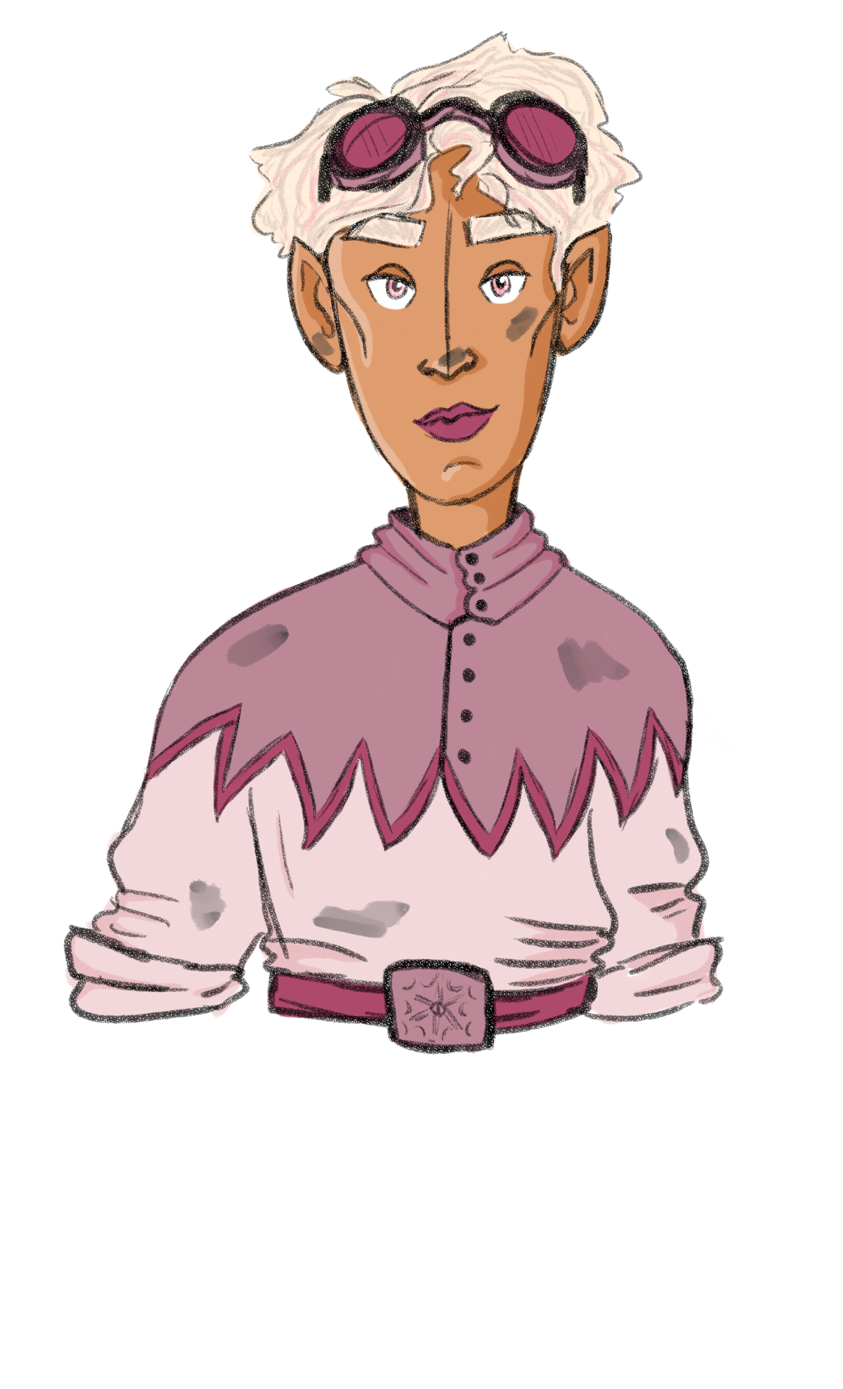 Commissioned portrait of Dungeons and Dragons Character