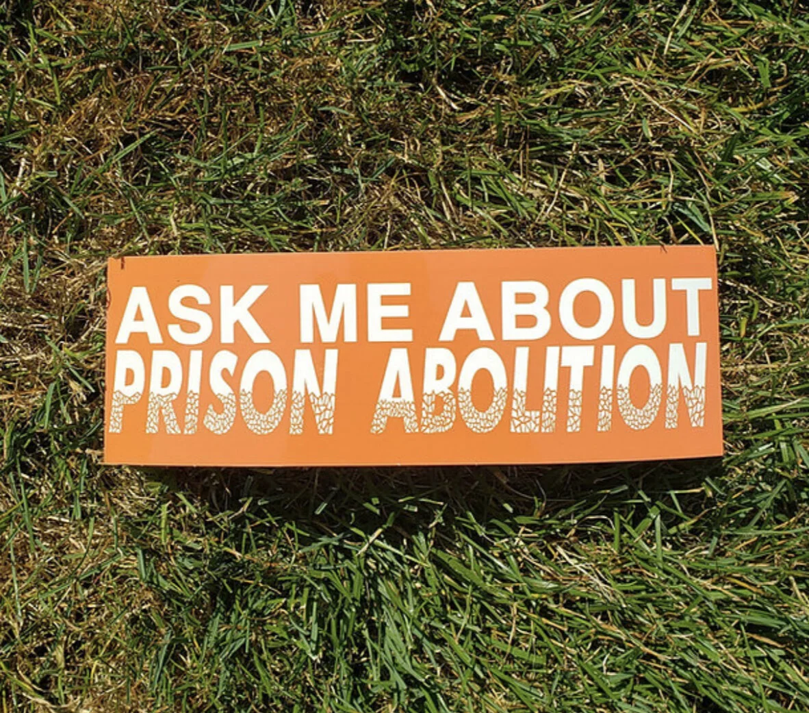 FORGIVE EVERYONE - "An abolitionist screen printing collective making art, clothing, and educational materials to create a prison-less world. We employ directly impacted people and donate to grassroots organizations."