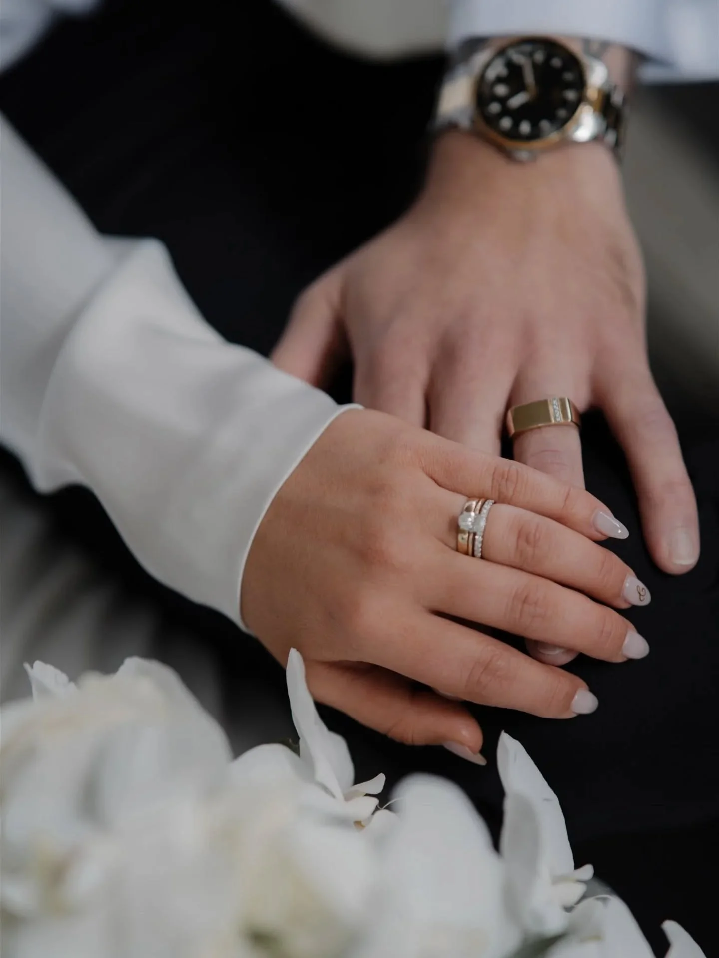 Hand in hand until the end of time 💍🤍