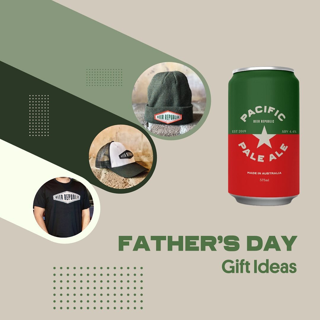 Still looking for that perfect Father&rsquo;s Day gift? You&rsquo;ve still got time 😅

We&rsquo;ve got fresh, delicious beer and brewery merch ready to go. Follow the link in bio or head into @beerrepublictavern 👌