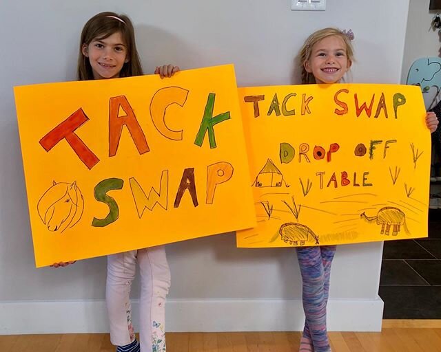 These lovely young ladies are helping us with out Tack Swap!! We will be looking for donations of gently used riding clothing and equipment to benefit the Ottawa Food Bank! 
More details to come.