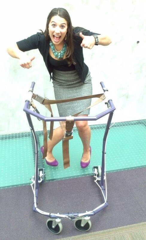 Teammate with completed walker prototype