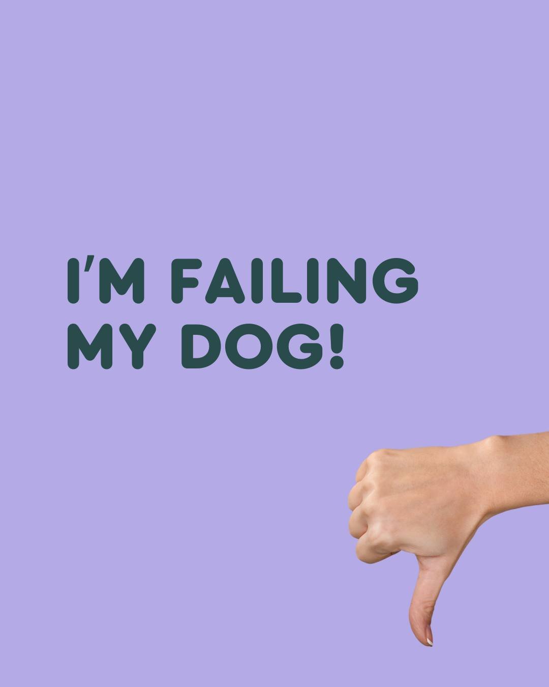I'M FAILING MY DOG!!⁠
⁠
Don&rsquo;t stress! Learning and dog training is not linear. Humans and dogs all have crap days. Dog Trainers very much included!!⁠
⁠
IT.IS.NORMAL⁠
YOU.ARE.NOT.FAILING. ⁠
⁠
🔥 Expect to have days where you are on fire, and day