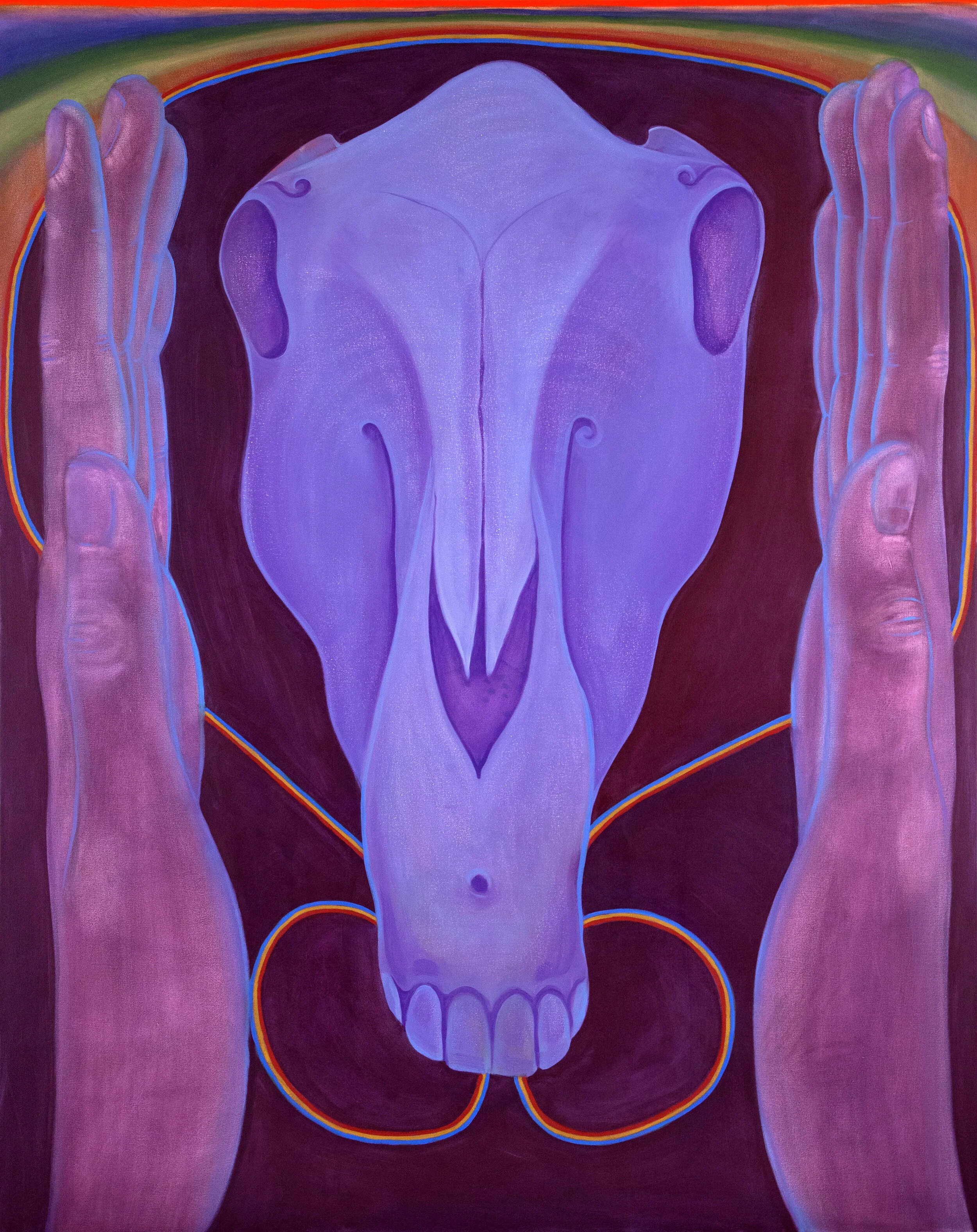 "Resurrection", 2020, Oil on canvas, 77" x 60"