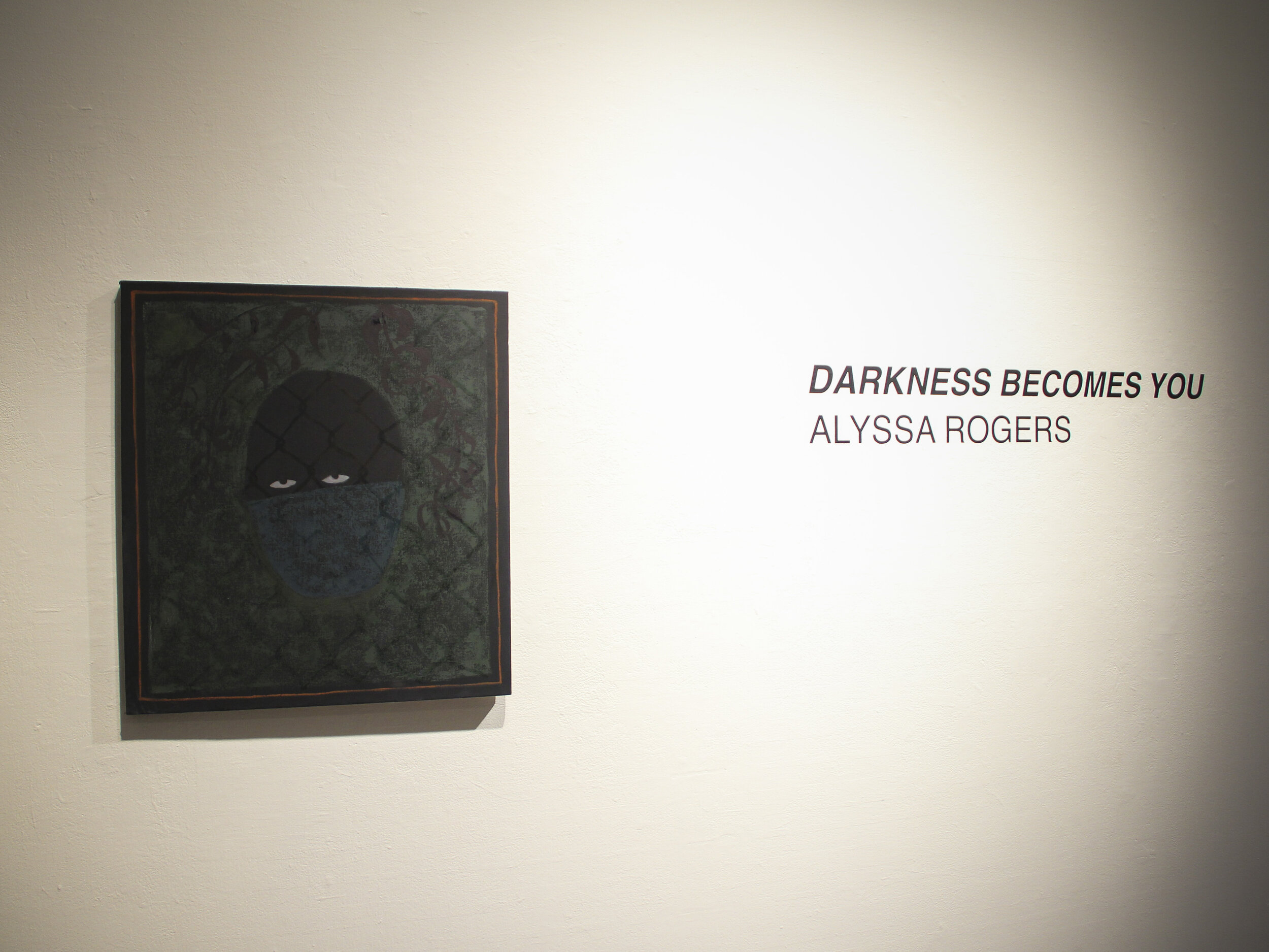 "Darkness Becomes You", 2016, CCS Gallery, Santa Barbara, CA