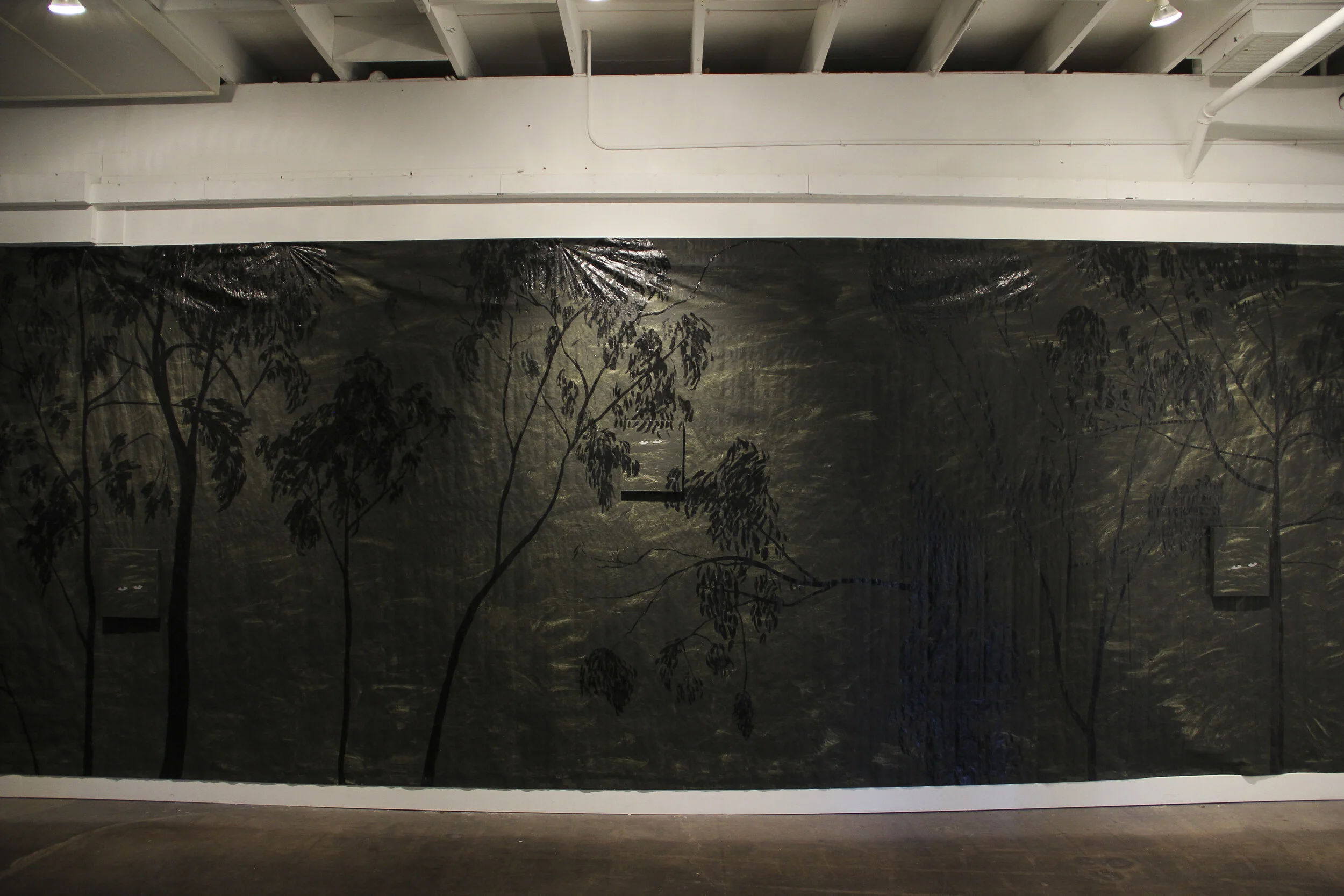 "Darkness Becomes You" Installation, 2016, CCS Gallery, Santa Barbara, CA