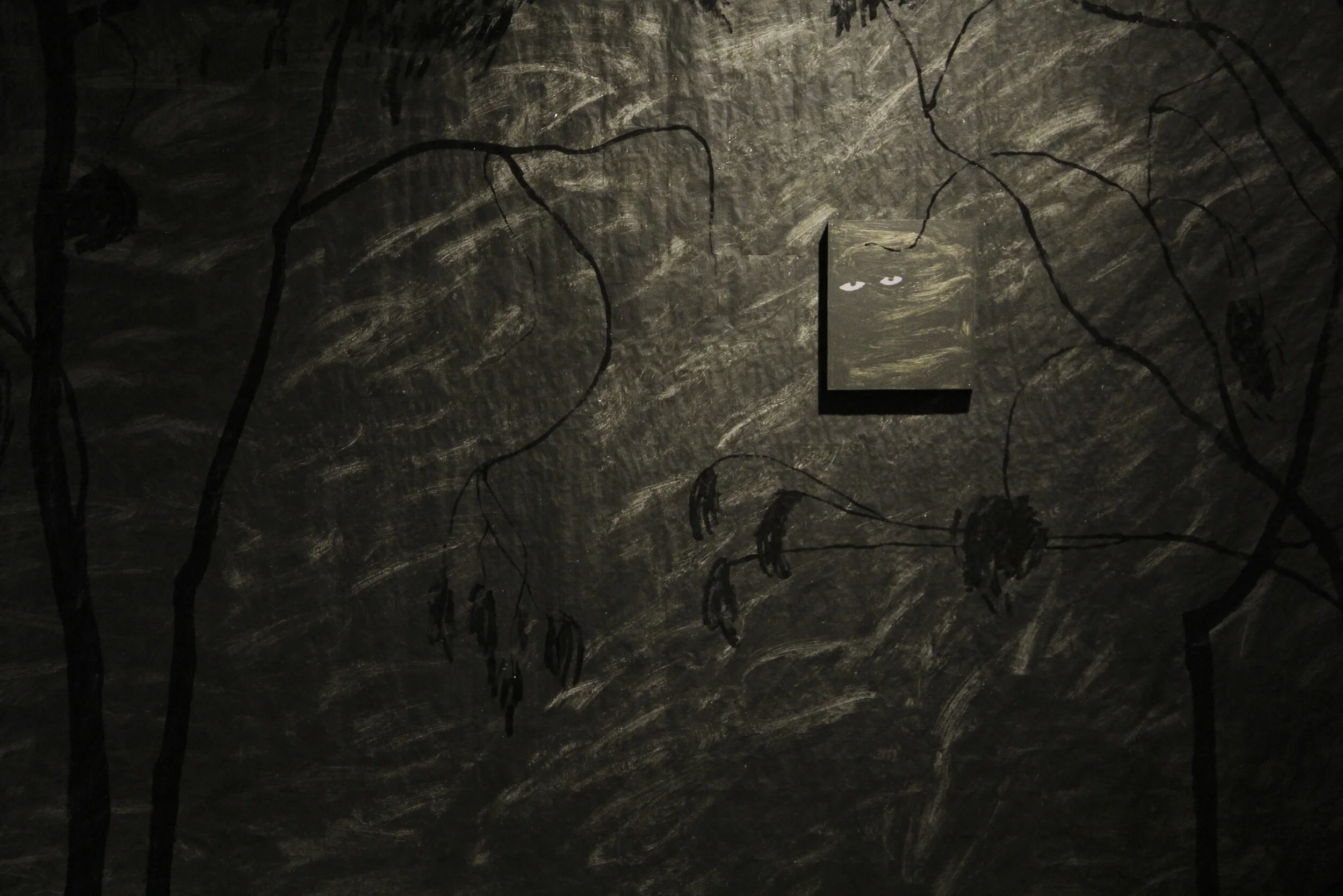 "Darkness Becomes You" Detail, 2016, CCS Gallery, Santa Barbara, CA