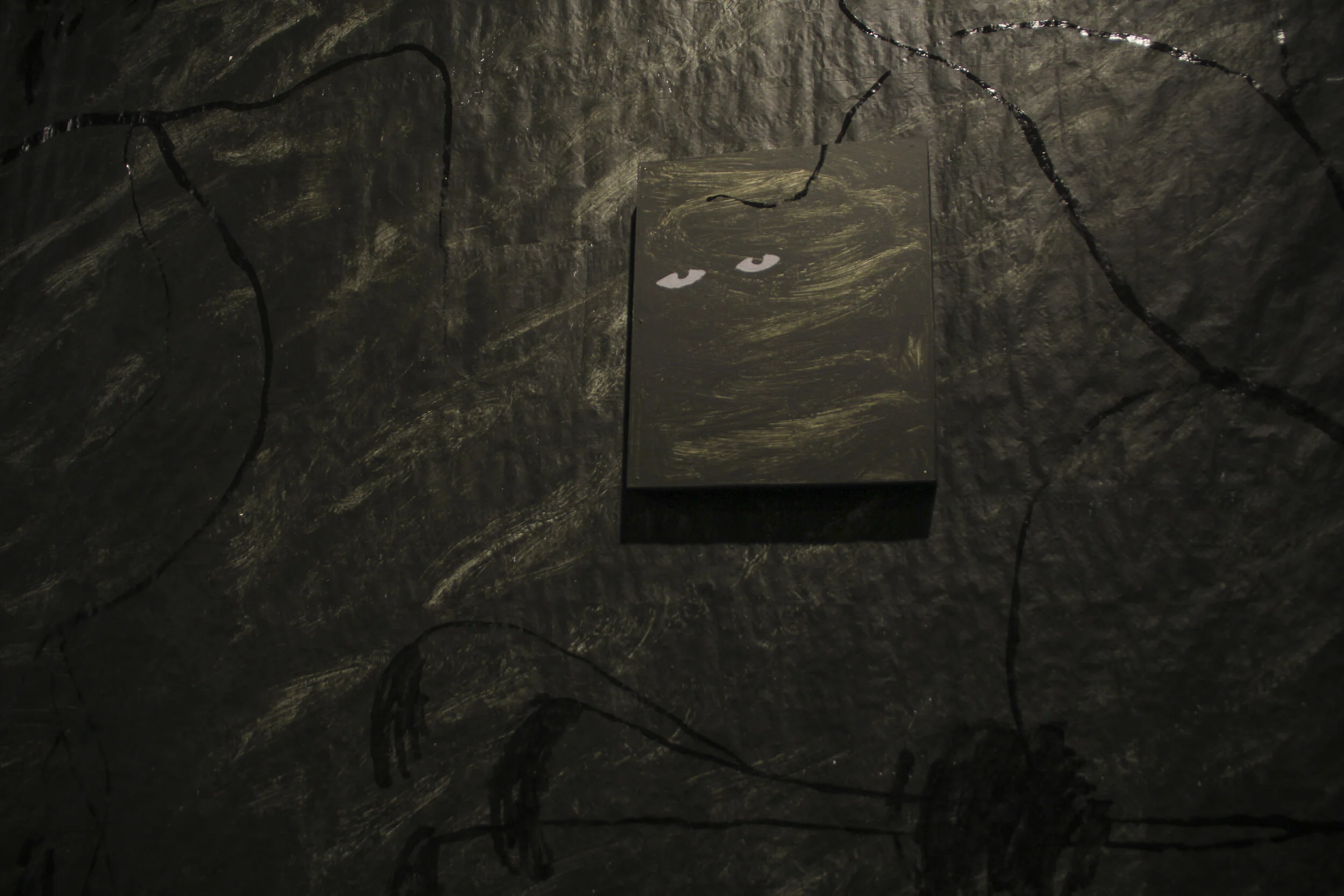 "Darkness Becomes You" Detail, 2016, CCS Gallery, Santa Barbara, CA