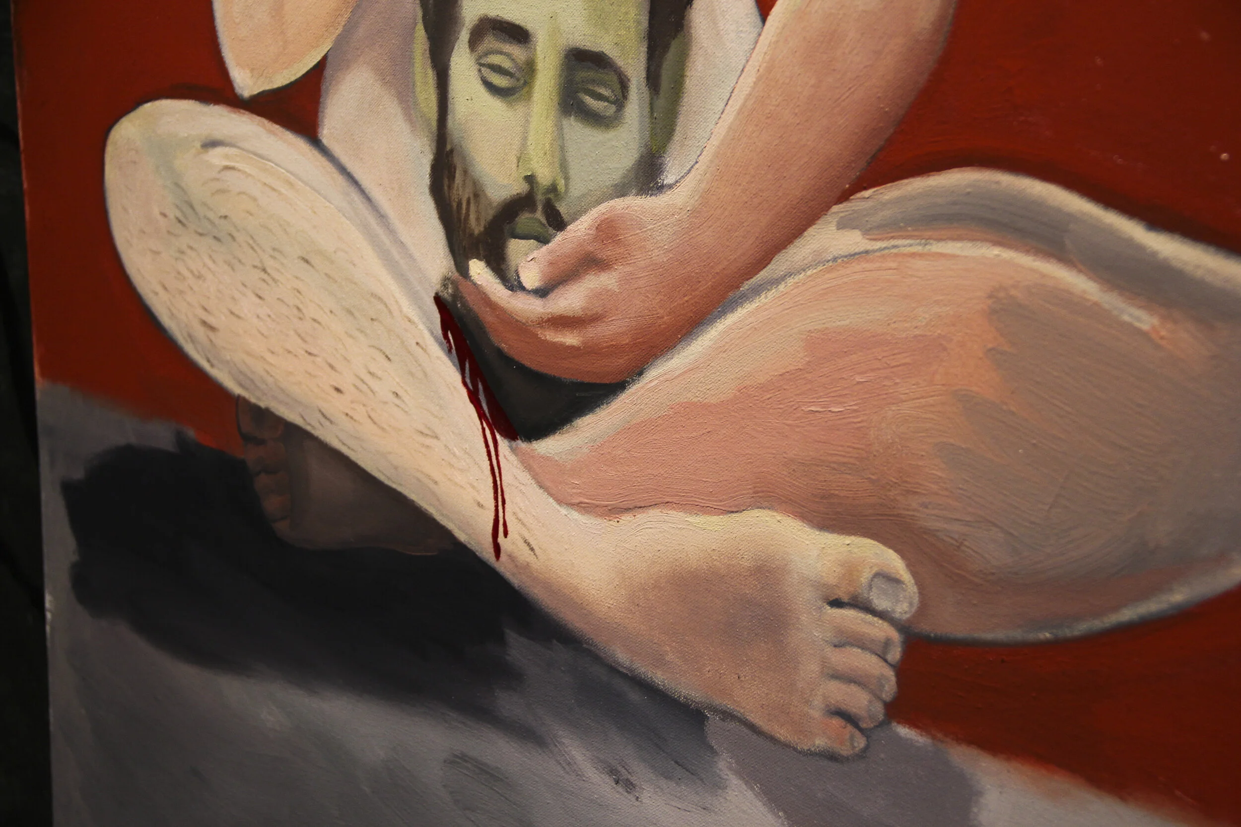 "Darkness Becomes You" Detail, 2016, CCS Gallery, Santa Barbara, CA
