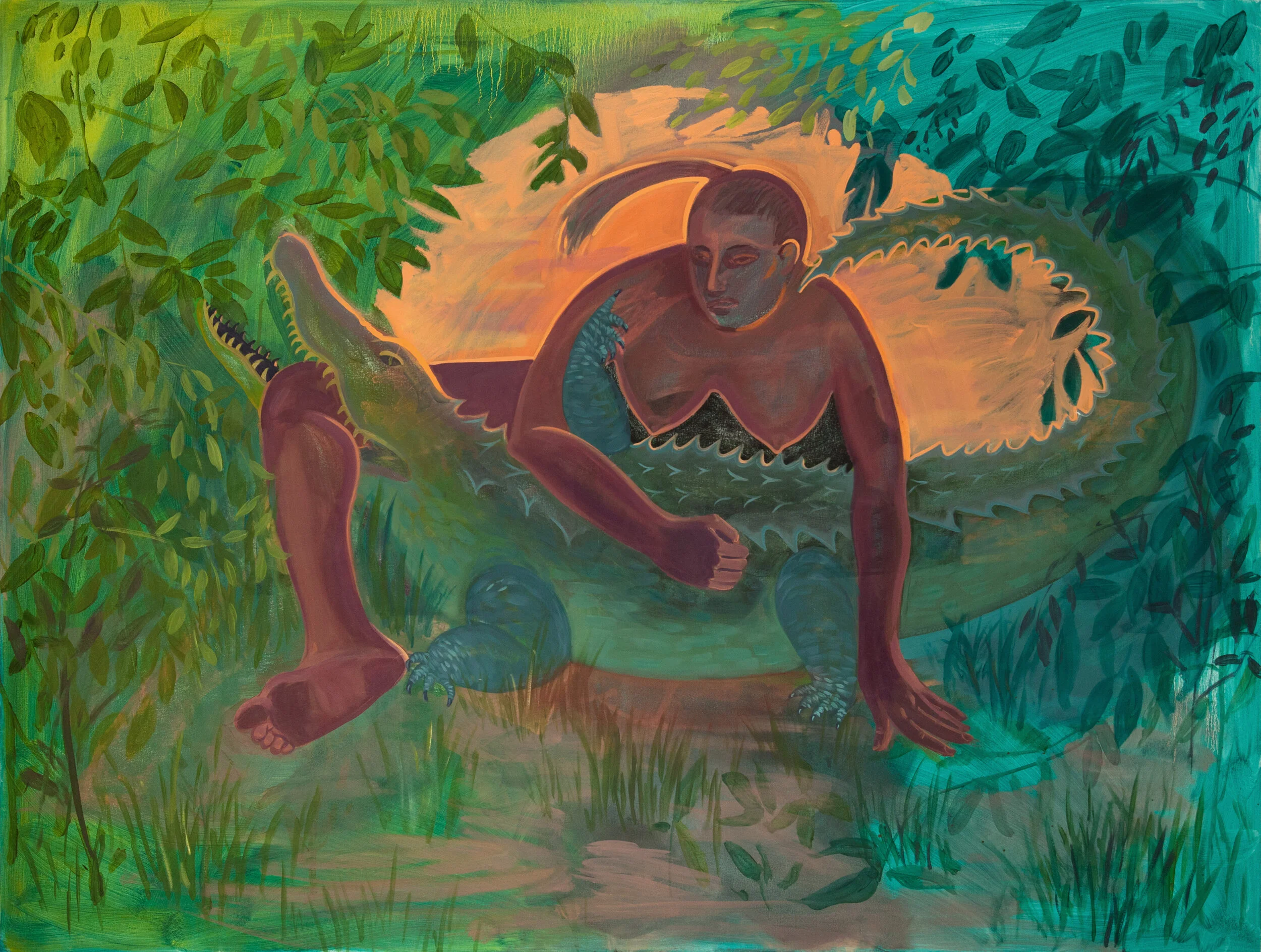 "Fear Itself", 2018, Oil on canvas, 54" x 72" 