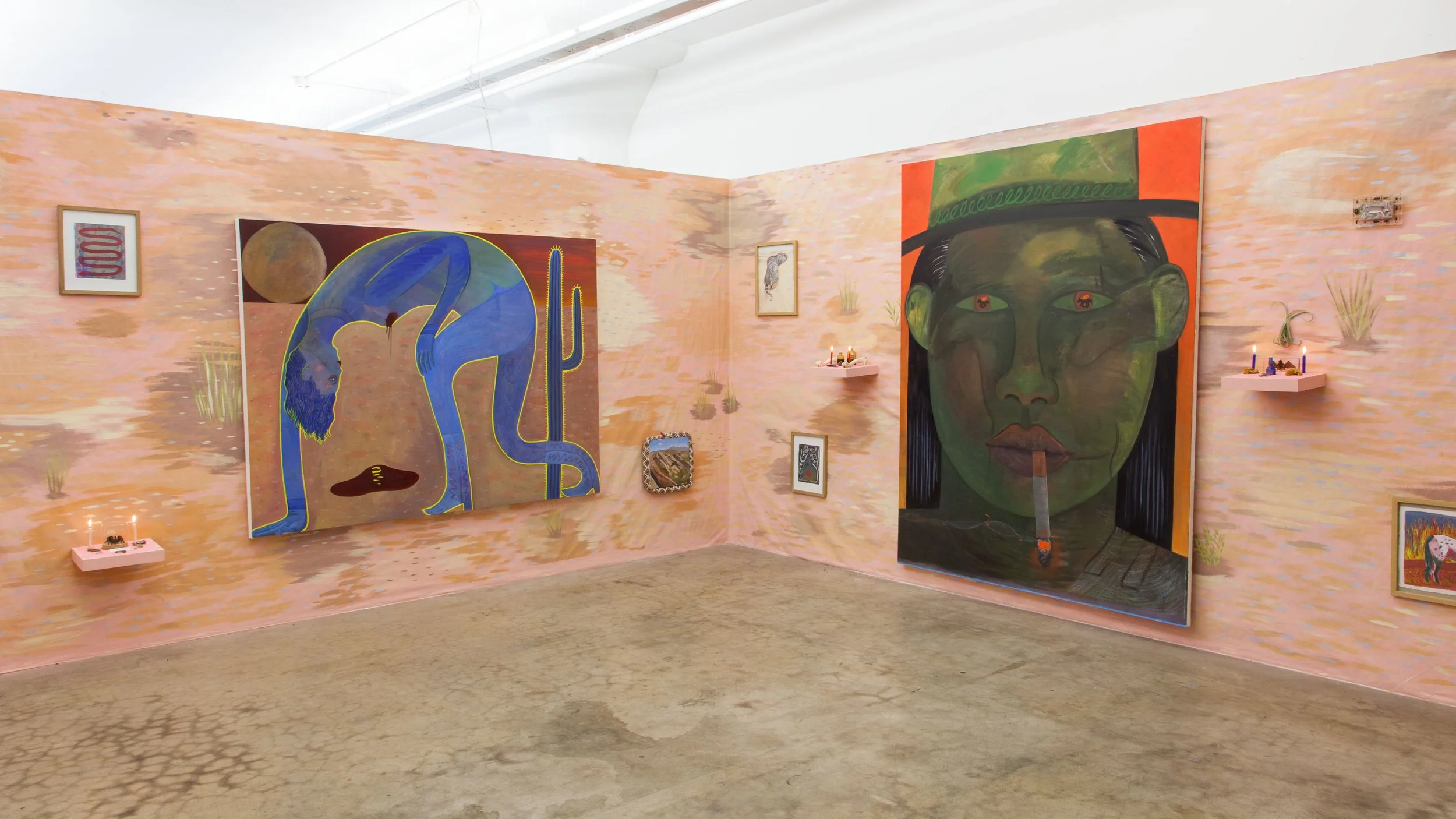 "There's A Snake In My Boot" Installation, 2020, Monte Vista Projects, Los Angeles, CA