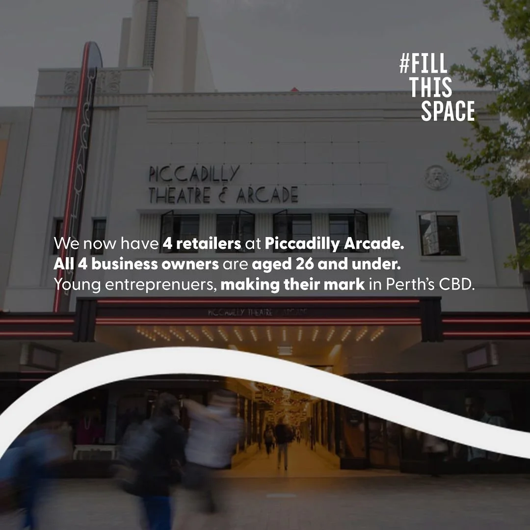 Activate Perth&rsquo;s #FillThisSpace initiative has successfully placed four dynamic retailers at @piccadilly_arcade, all led by talented entrepreneurs aged 26 and under! 

Meet our inspiring young business owners:

Robert Childs (@thekitdealer)
Rya
