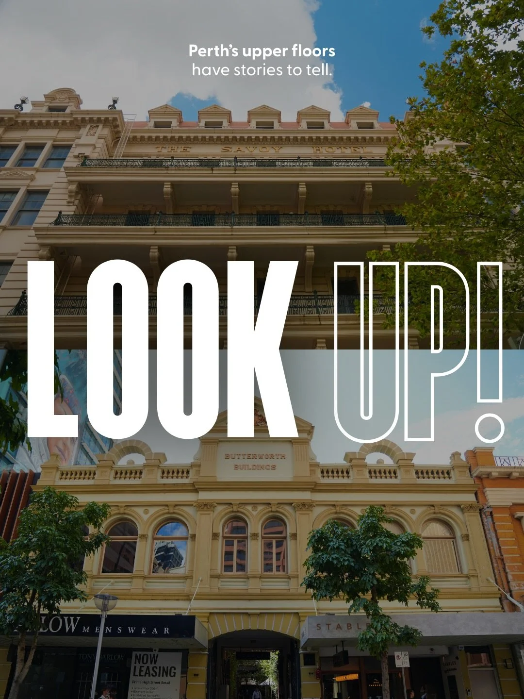 It&rsquo;s easy to focus on what&rsquo;s happening at street level - the shopfronts, the crowds, the constant movement of the city.

But just above eye level, another story sits quietly waiting.

Upper levels filled with history, character and possib