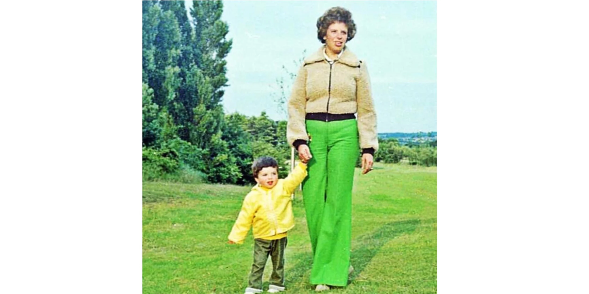 A Photo of Mother and Son