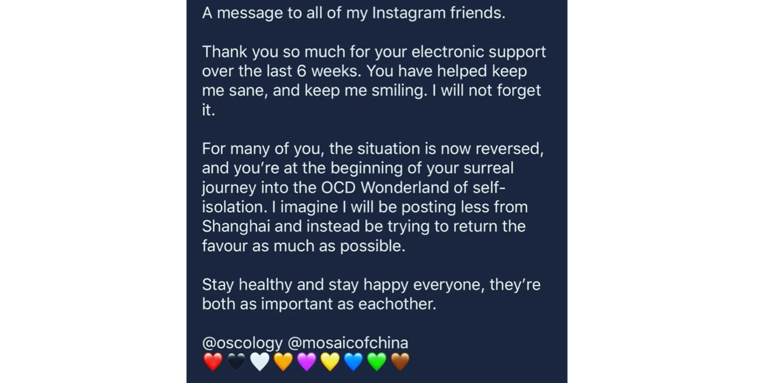 Stay Healthy and Stay Happy