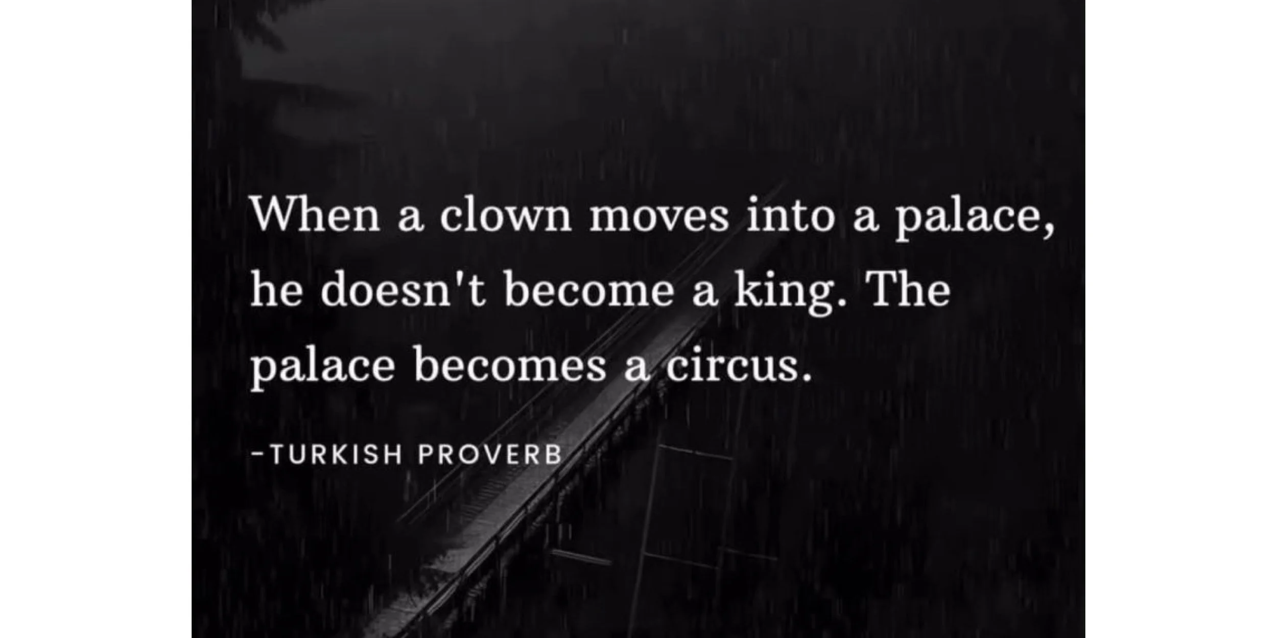 The Palace Becomes a Circus