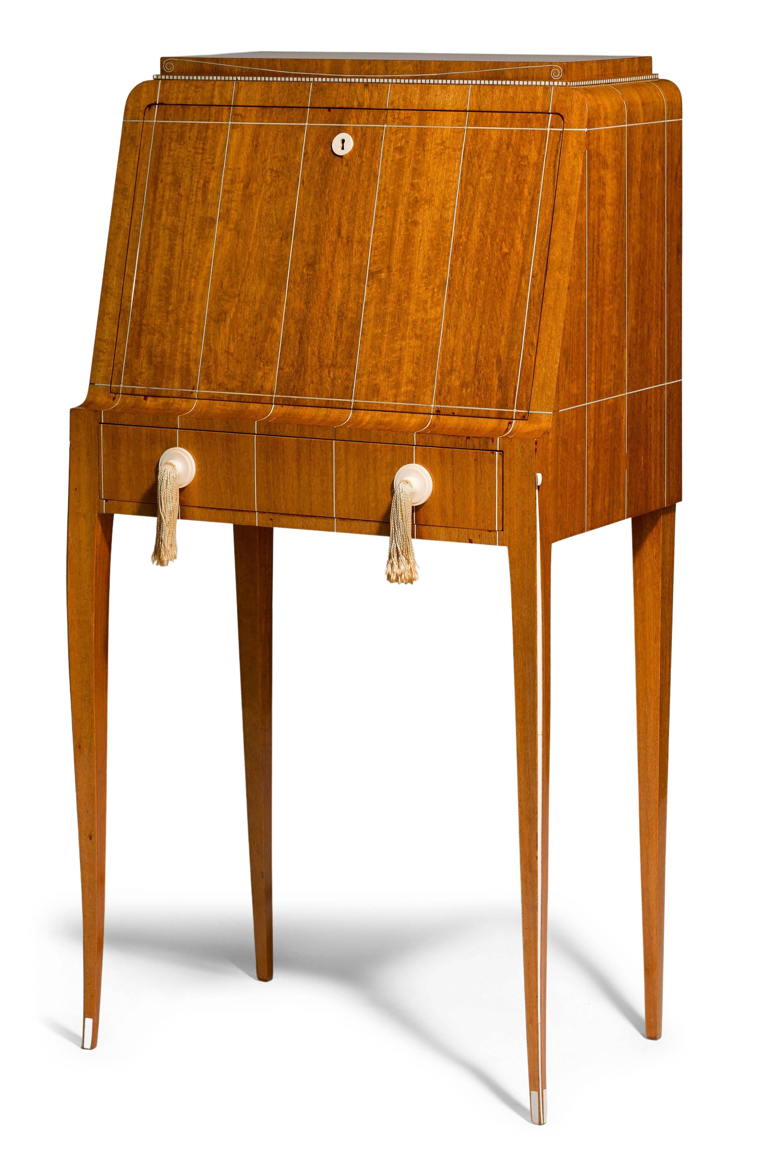 Writing desk made from Amaranth by Émile-Jacques Ruhlmann, c.1925