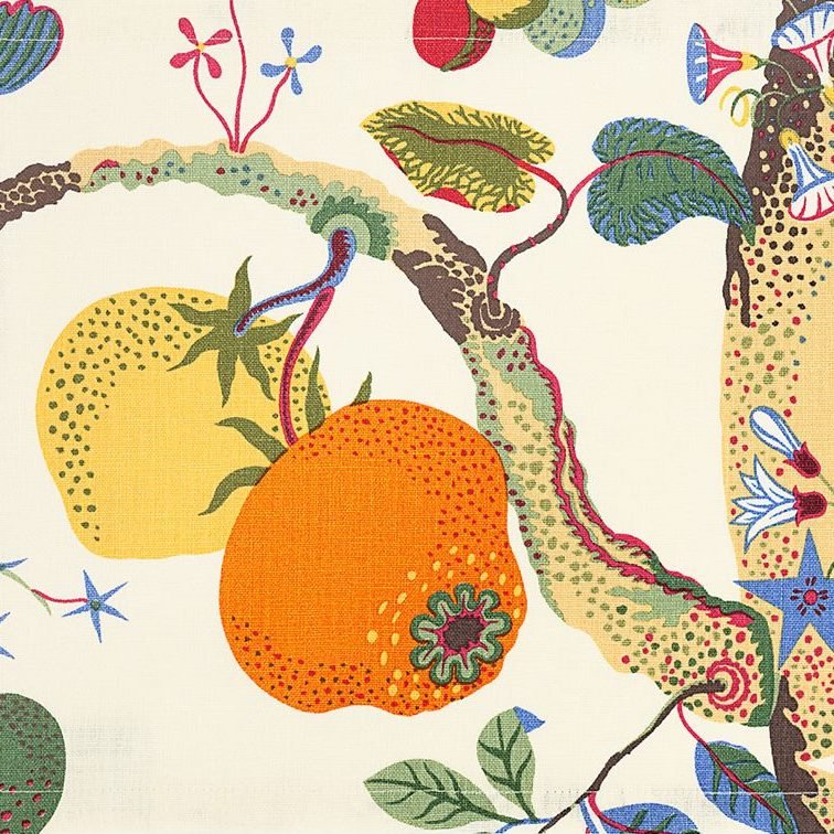 Vegetable Tree printed linen by Josef Frank, 1940s.&nbsp;Image Svenkst Tenn.