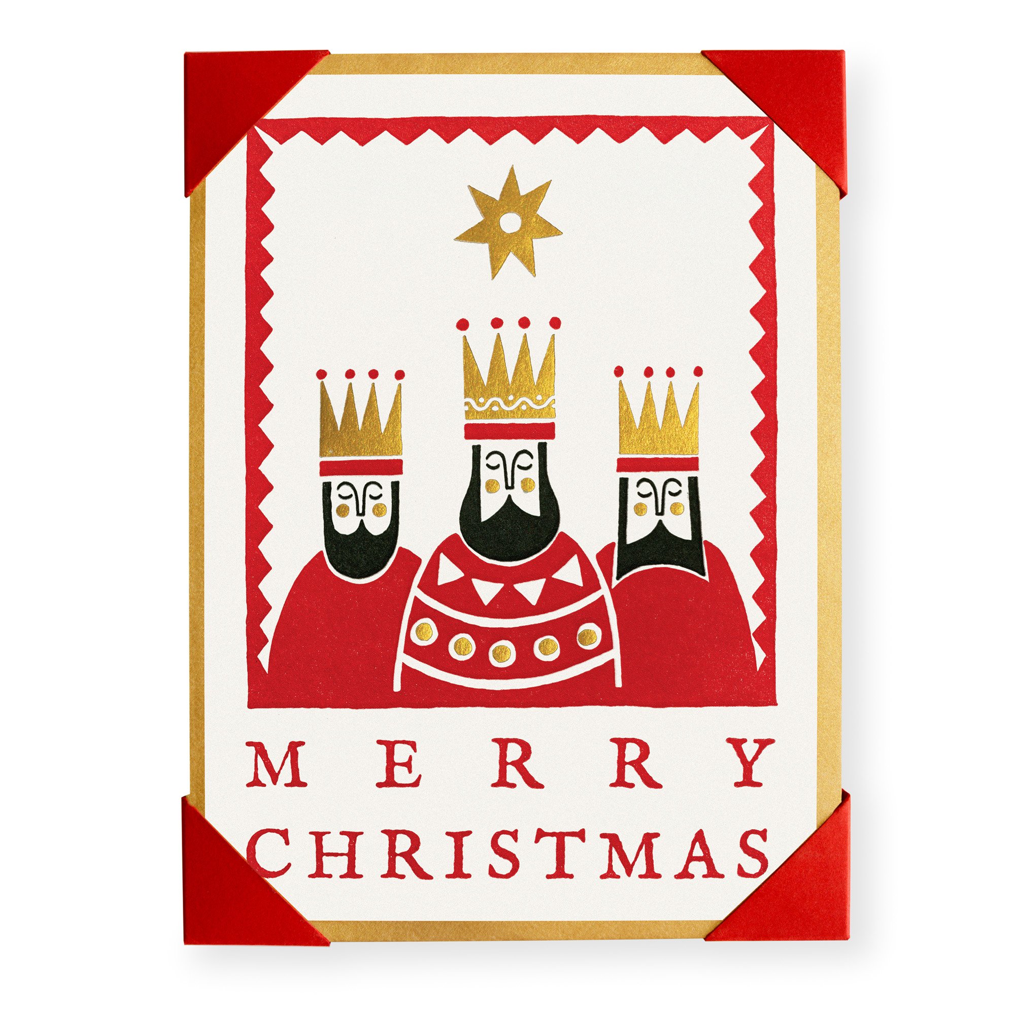 Three Kings Letterpress Christmas card