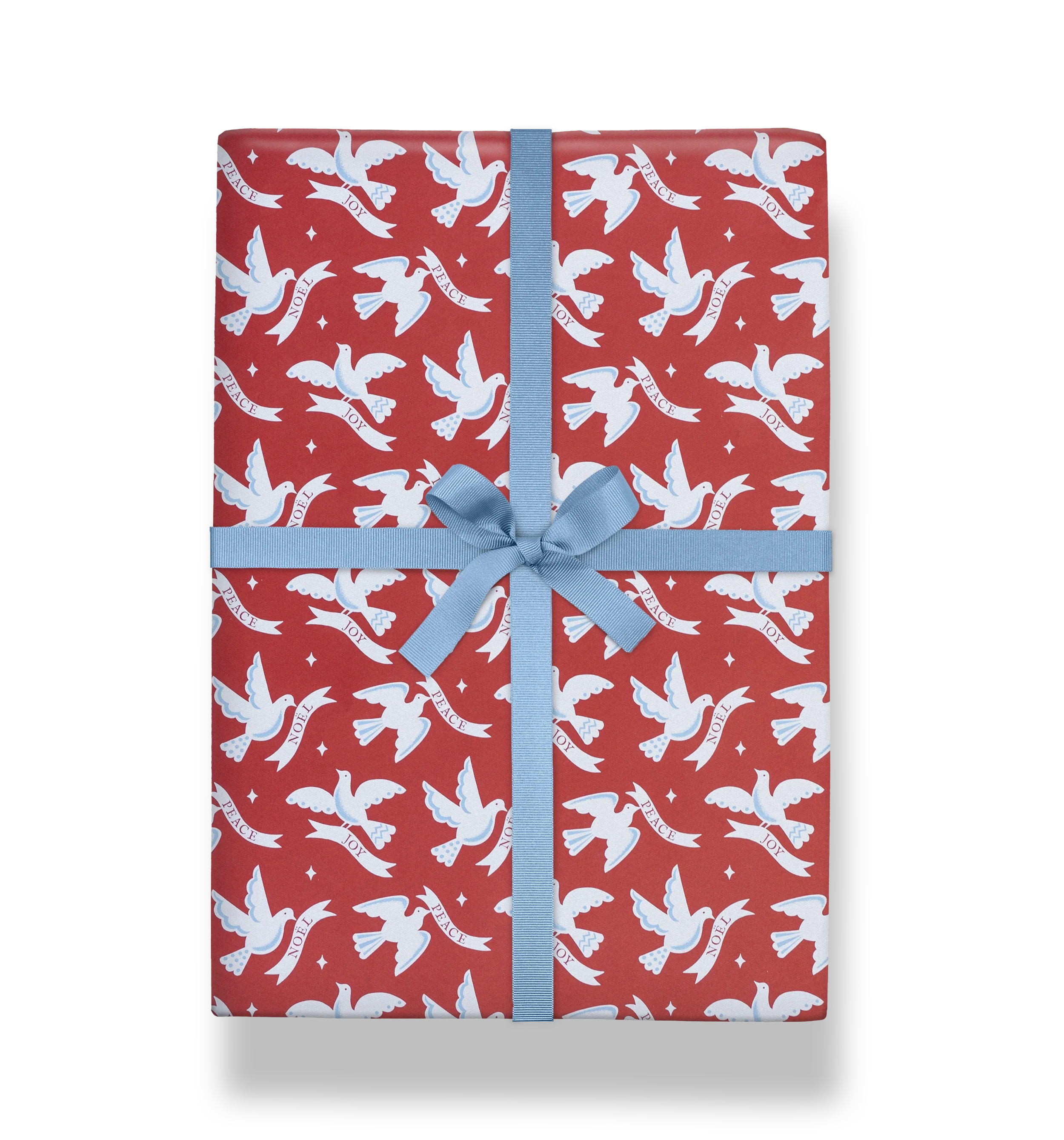 Festive Doves Wrapping Paper