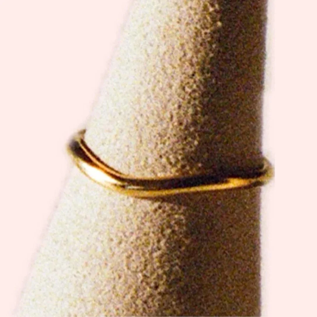 yellow gold salwa ring