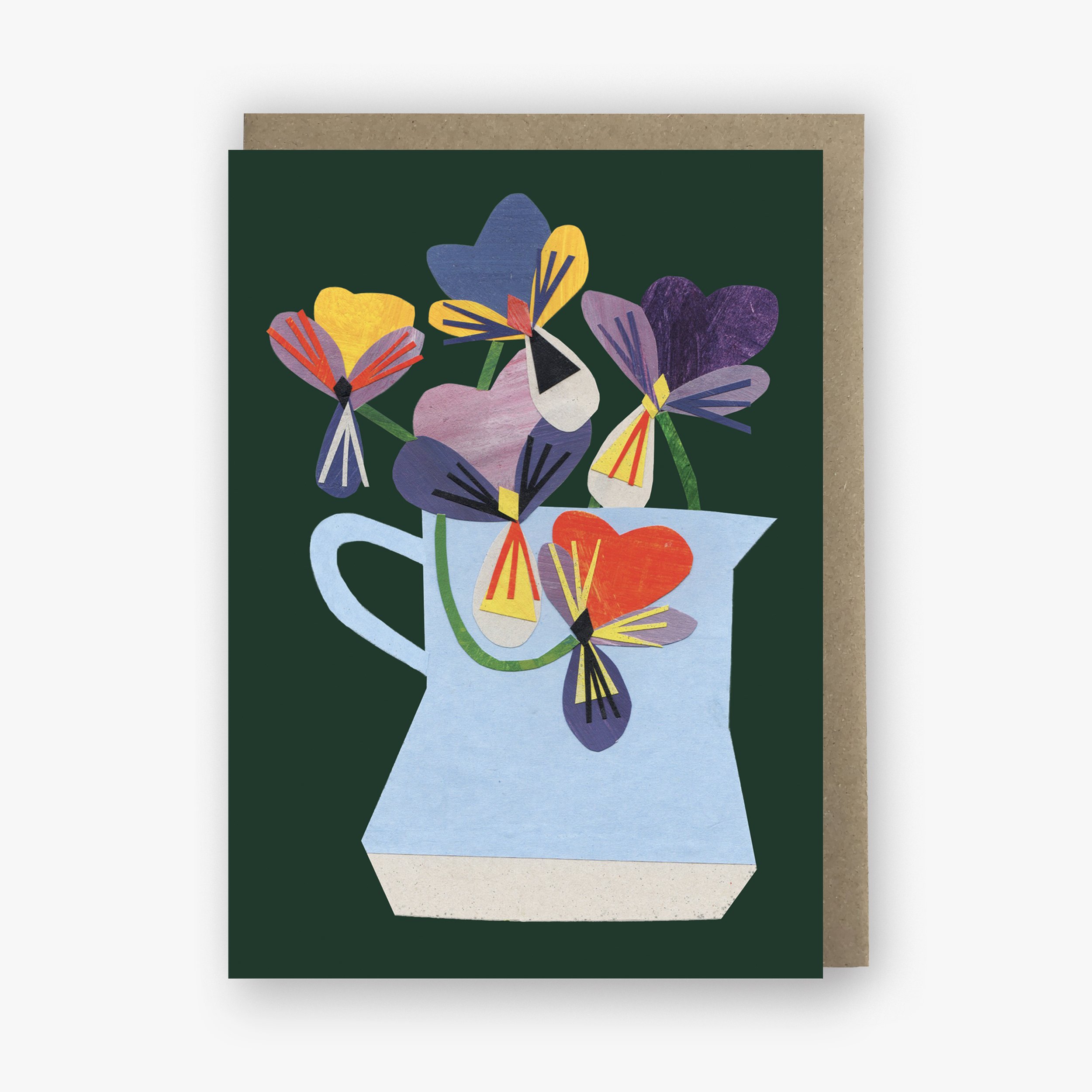 Pansies in a Blue Jug Card.jpg