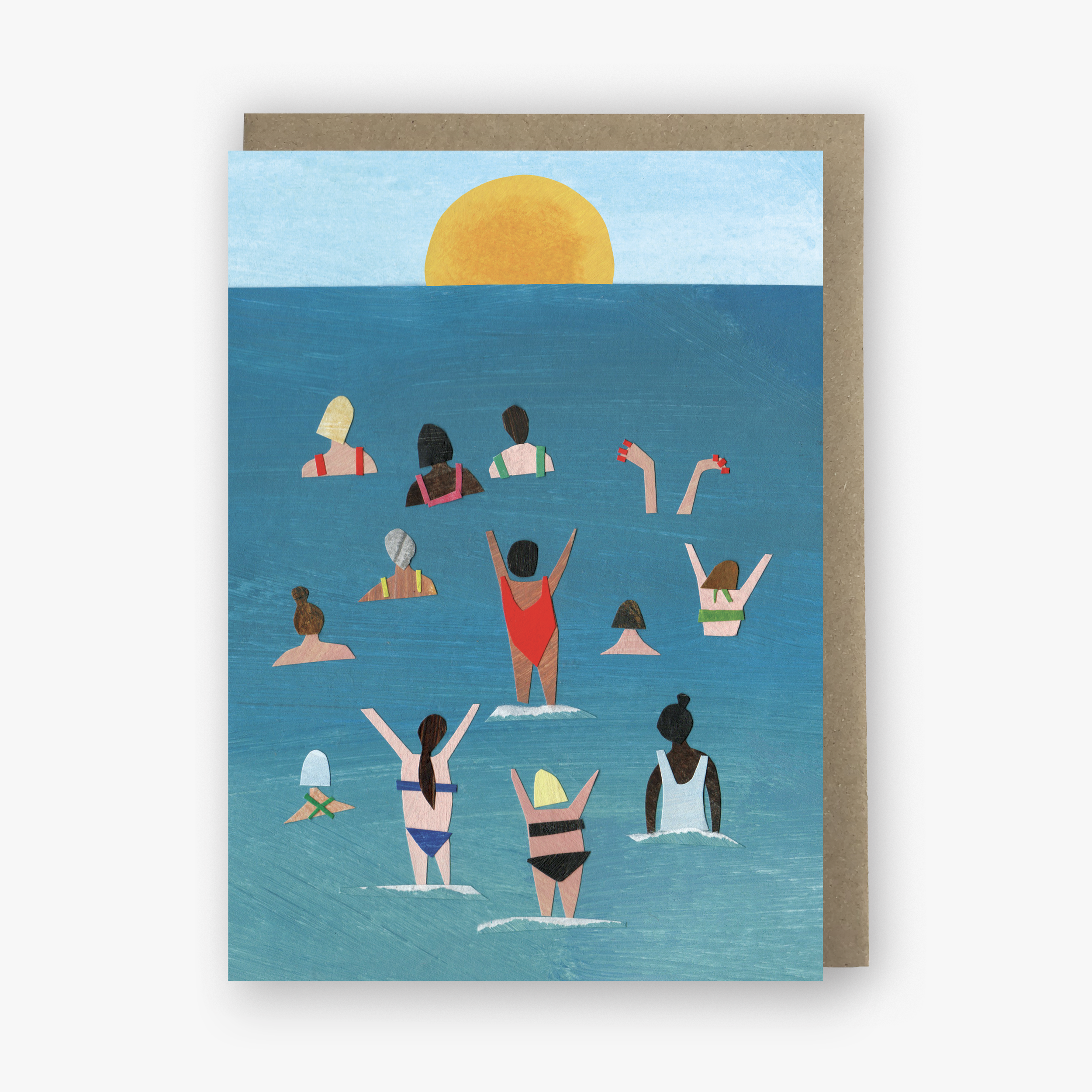 Sunrise Swimmers card