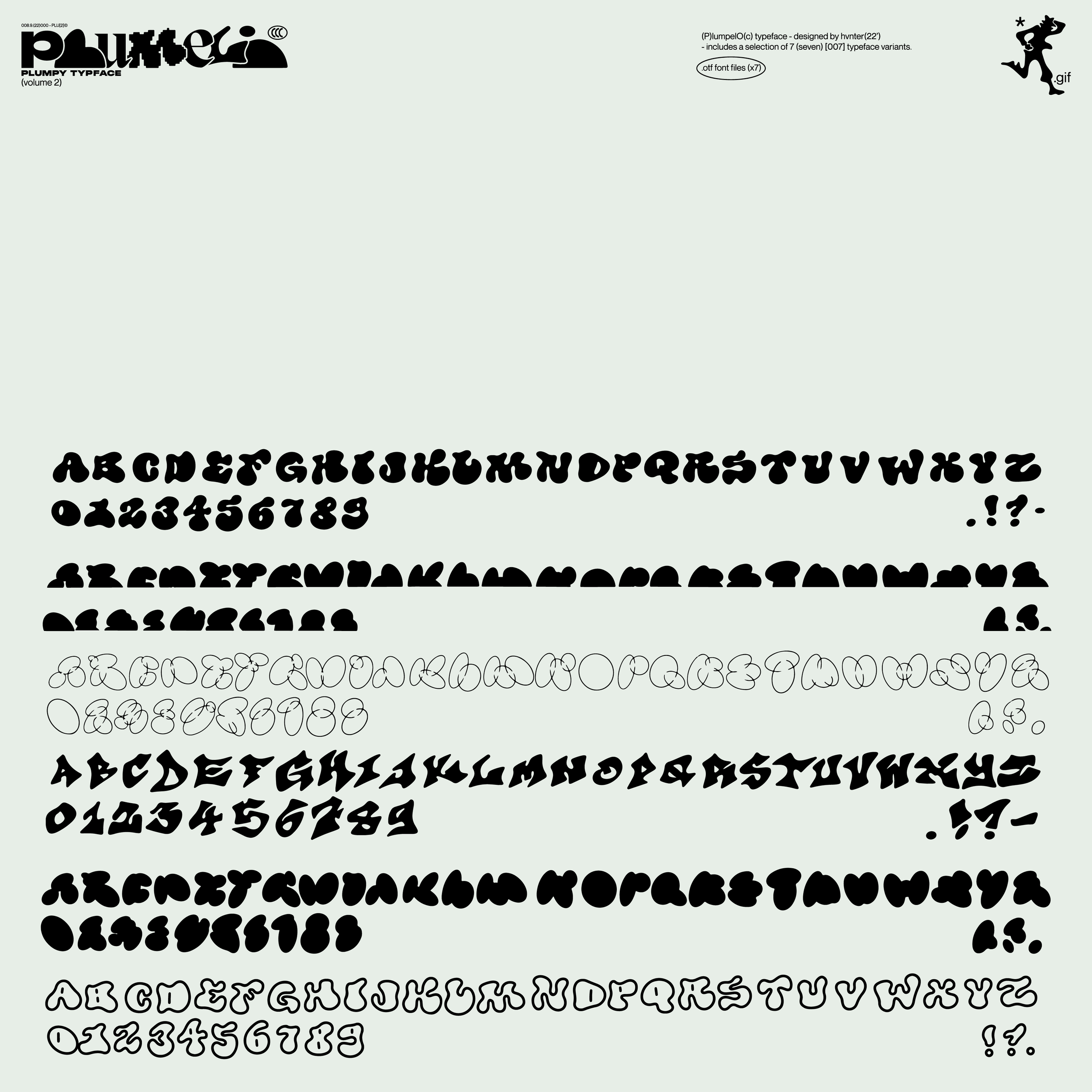 Plumpelo Typeface Hvnter plumpelo-typeface-hvnter