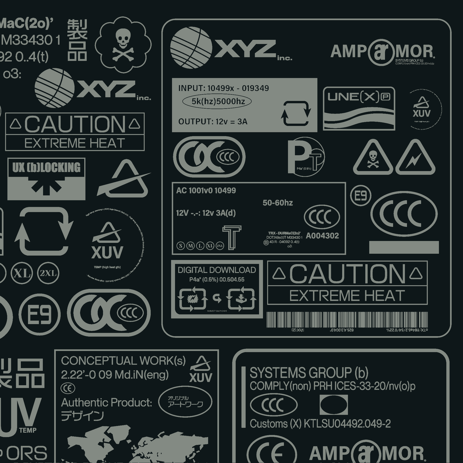 Label Asset Pack (vol.1) — hvnter.net