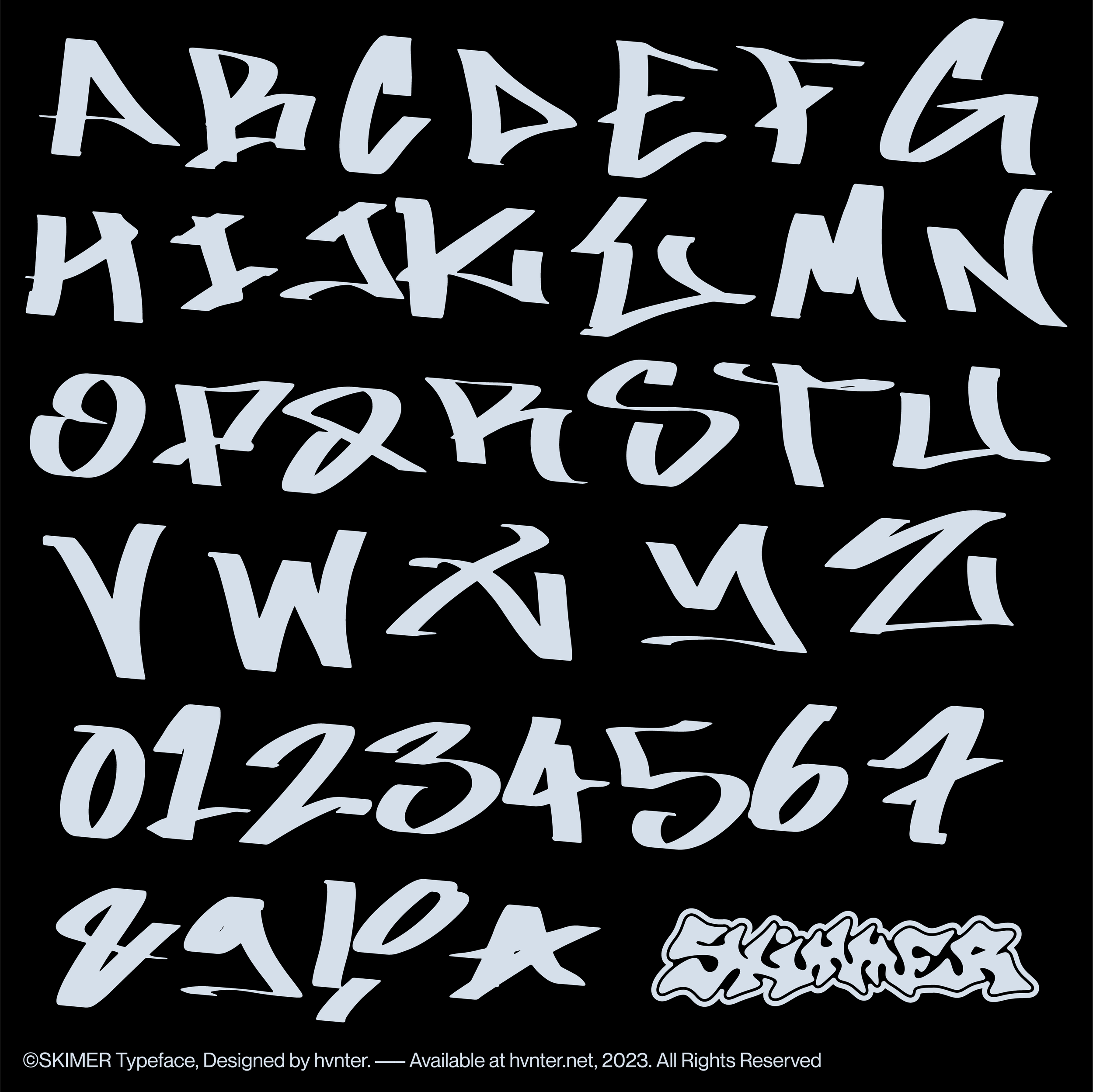 SKIMMER Typeface —
