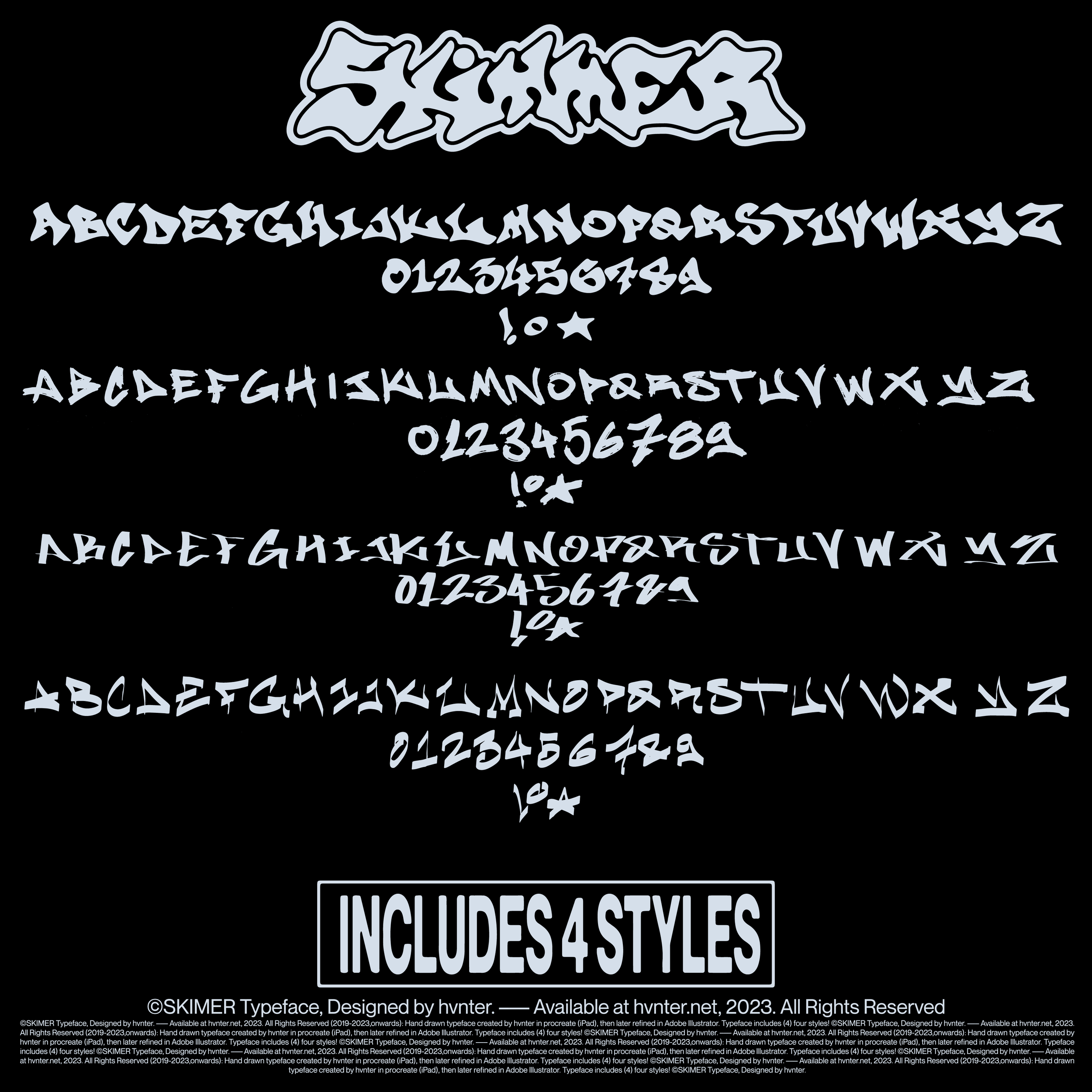SKIMMER Typeface —