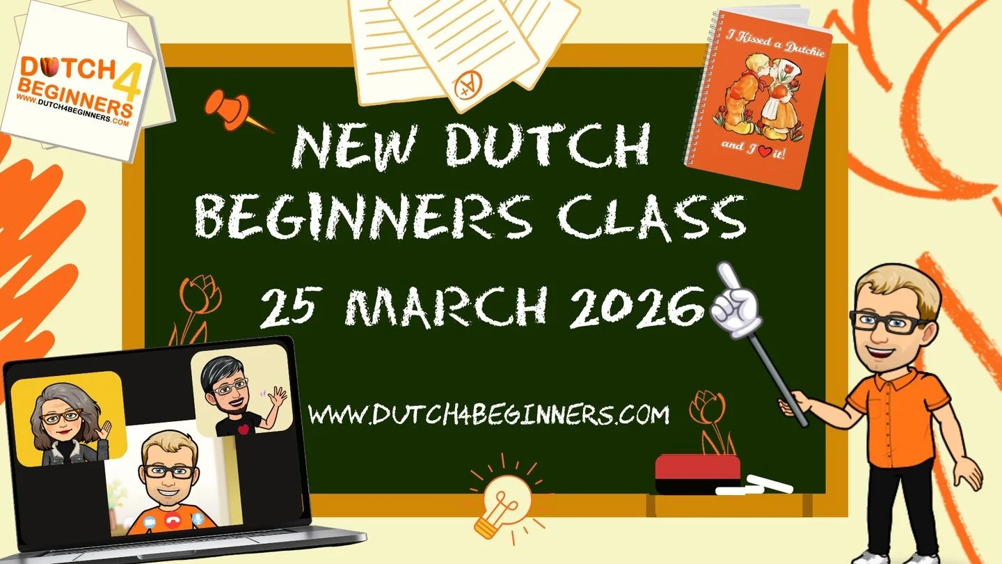 Dutch 4 Beginners is happy to announce a new Beginners class, which will start on the 25th of March! Are you a complete beginner or only done some basics of the Dutch language, then this course will be great for you! 

Register for the course before 