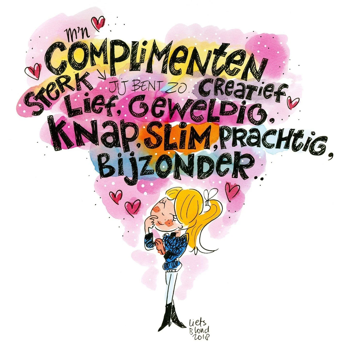 Vandaag is het Nationale Complimentendag. Geef eens een complimentje aan iemand en toon dat je waardeert wat hij of zij voor je doet. 

Welke complimentjes weet jij?

Today it is the national day of compliments. Give someone sometimes a compliment, t