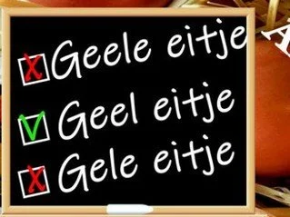 Vrolijk Pasen! Happy Easter!

Een gele paasei, een geele paasei or een geel paasei? Dutch adjectives can be tricky! Test your knowledge with our Dutch language test!

 c

#learndutch #dutch #dutchlanguagecourses
#nederlandsetaal #dutchexpats #pasen
#