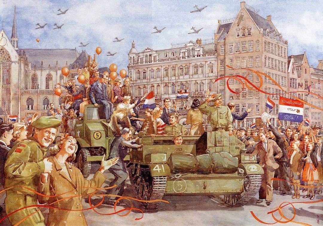 Het is vandaag Bevrijdingsdag in Nederland - de dag dat Nederland het einde van de Tweede Wereldoorlog voor heel Nederland viert. Vrijheid is niet van zelfsprekend en daarom vieren de Nederlanders op 5 mei Bevrijdingsdag

It is Liberation Day in the 